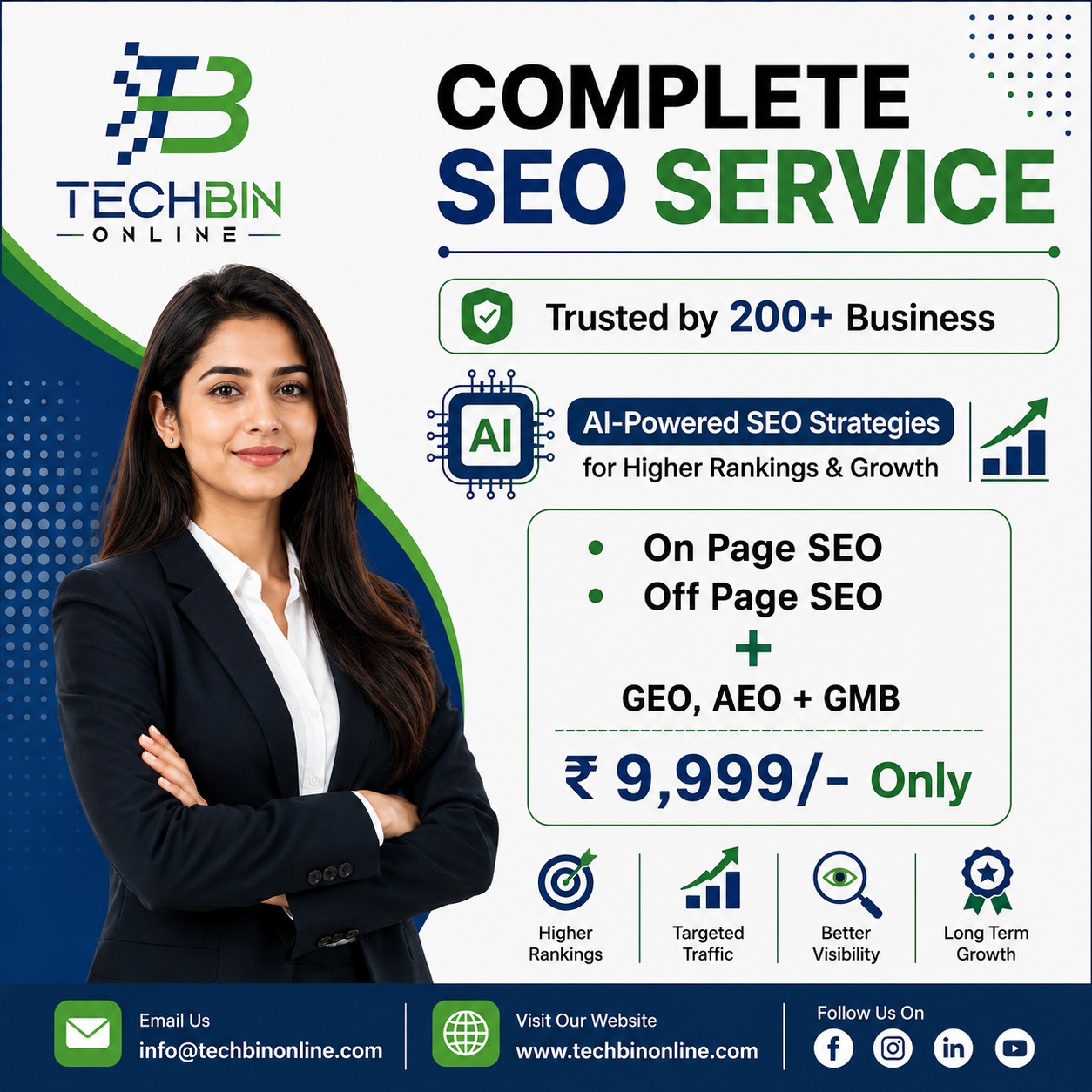 Techbinonline - SEO Agency Facebook ad