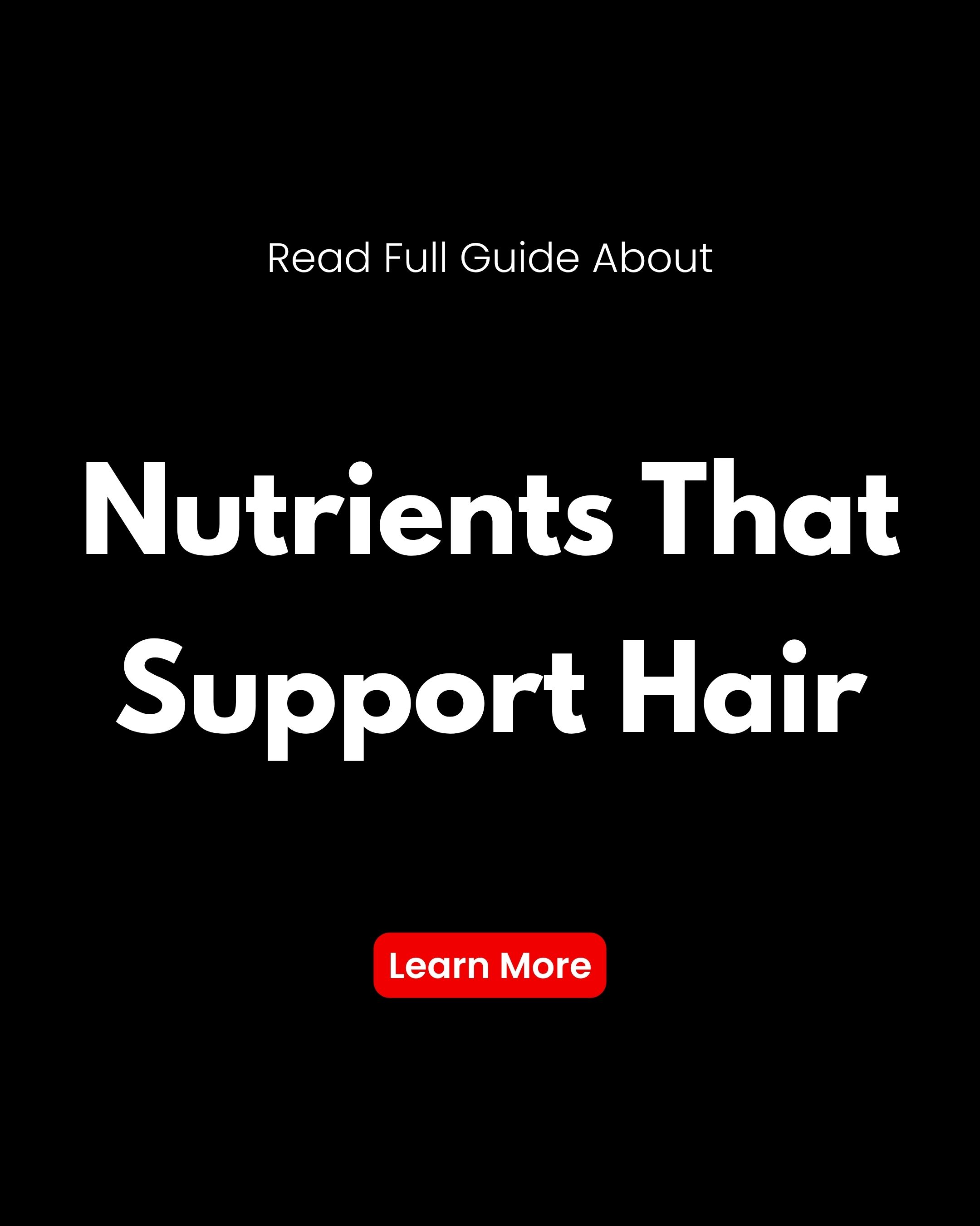 VersatileVisions Facebook ad: Learn About Nutrients That Support Hair