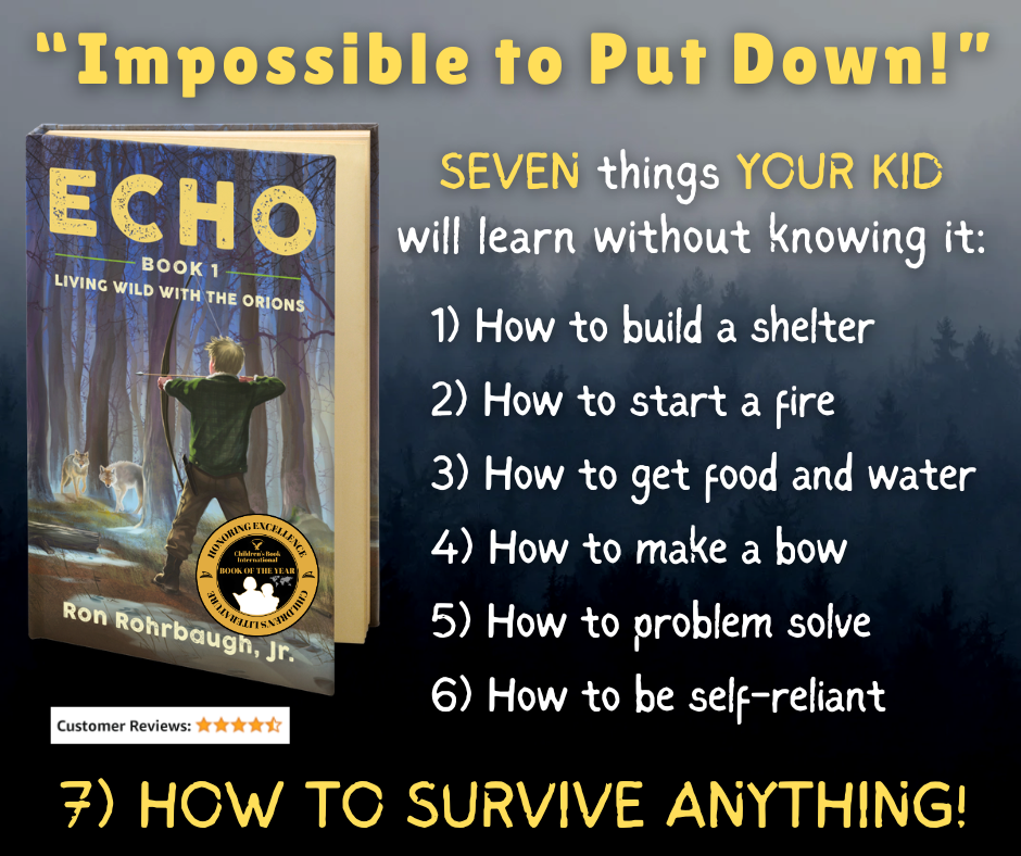 Ron Rohrbaugh-Author Conservation Scientist Hunter Gatherer Facebook ad: Gets Kids Reading and Exploring