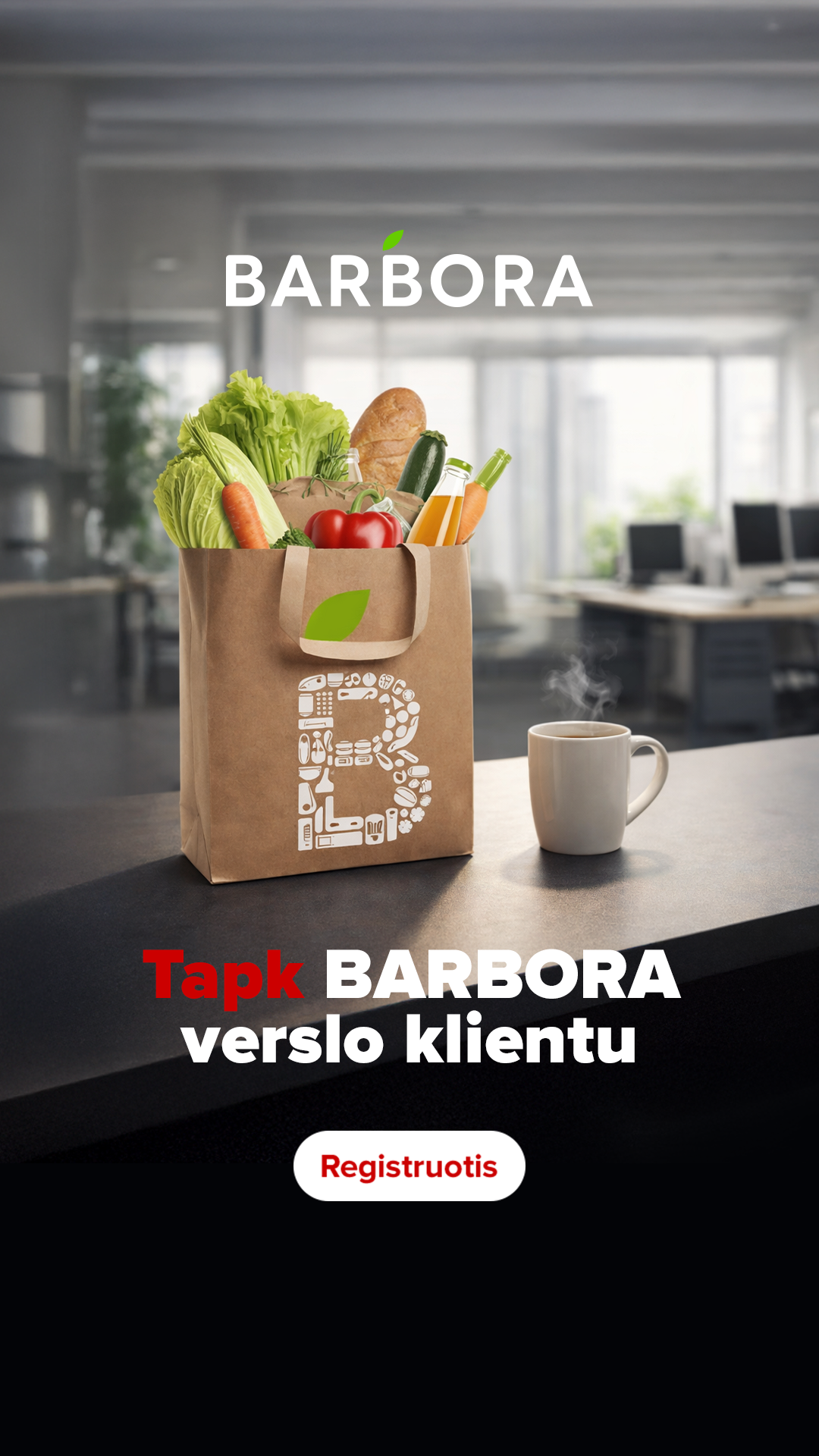 BARBORA.LT Facebook ad