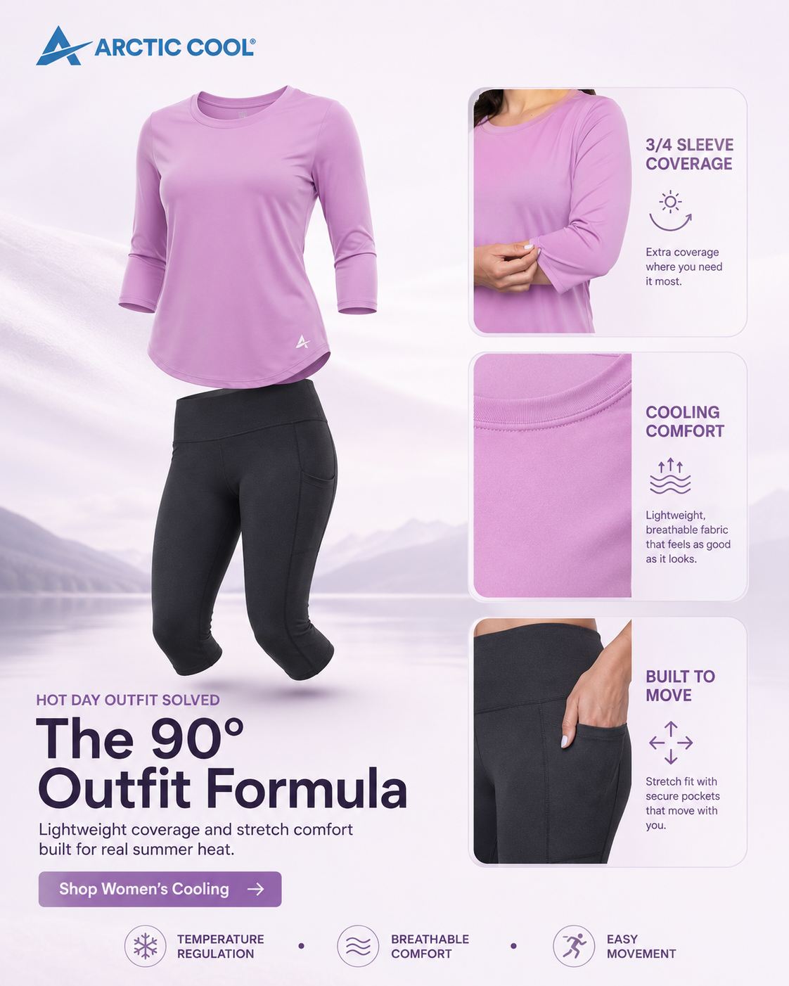 Arctic Cool Facebook ad