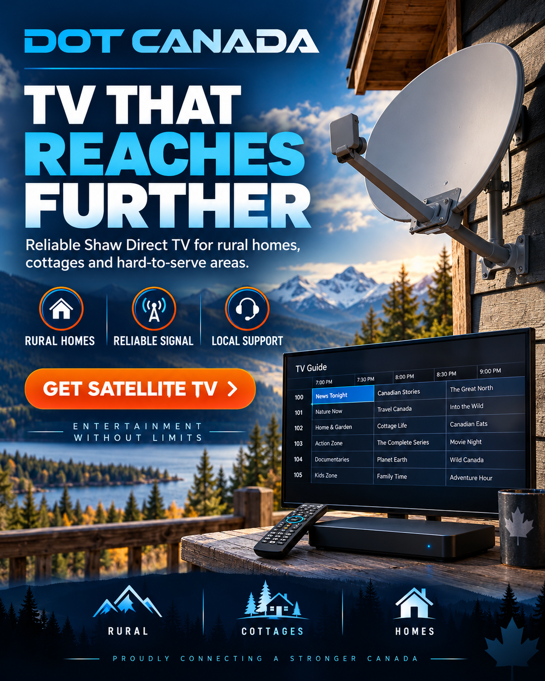 DOT Communications Facebook ad: Here’s the main Facebook ad description I’d use…