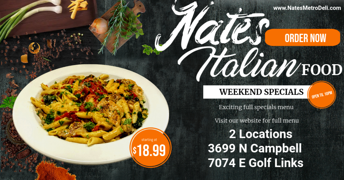 Nates Italian Kitchen Facebook ad: Nate's Italian Kitchen | Best Italian Restaurant in…