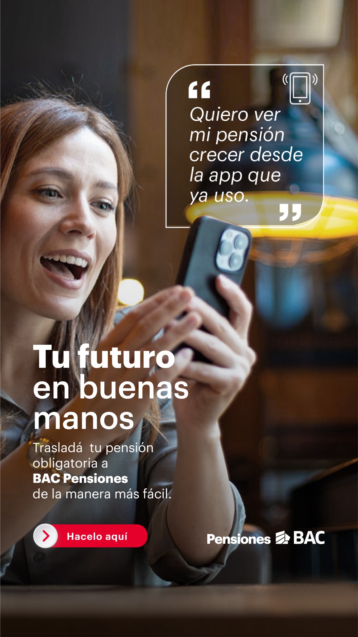 BAC Credomatic Facebook ad