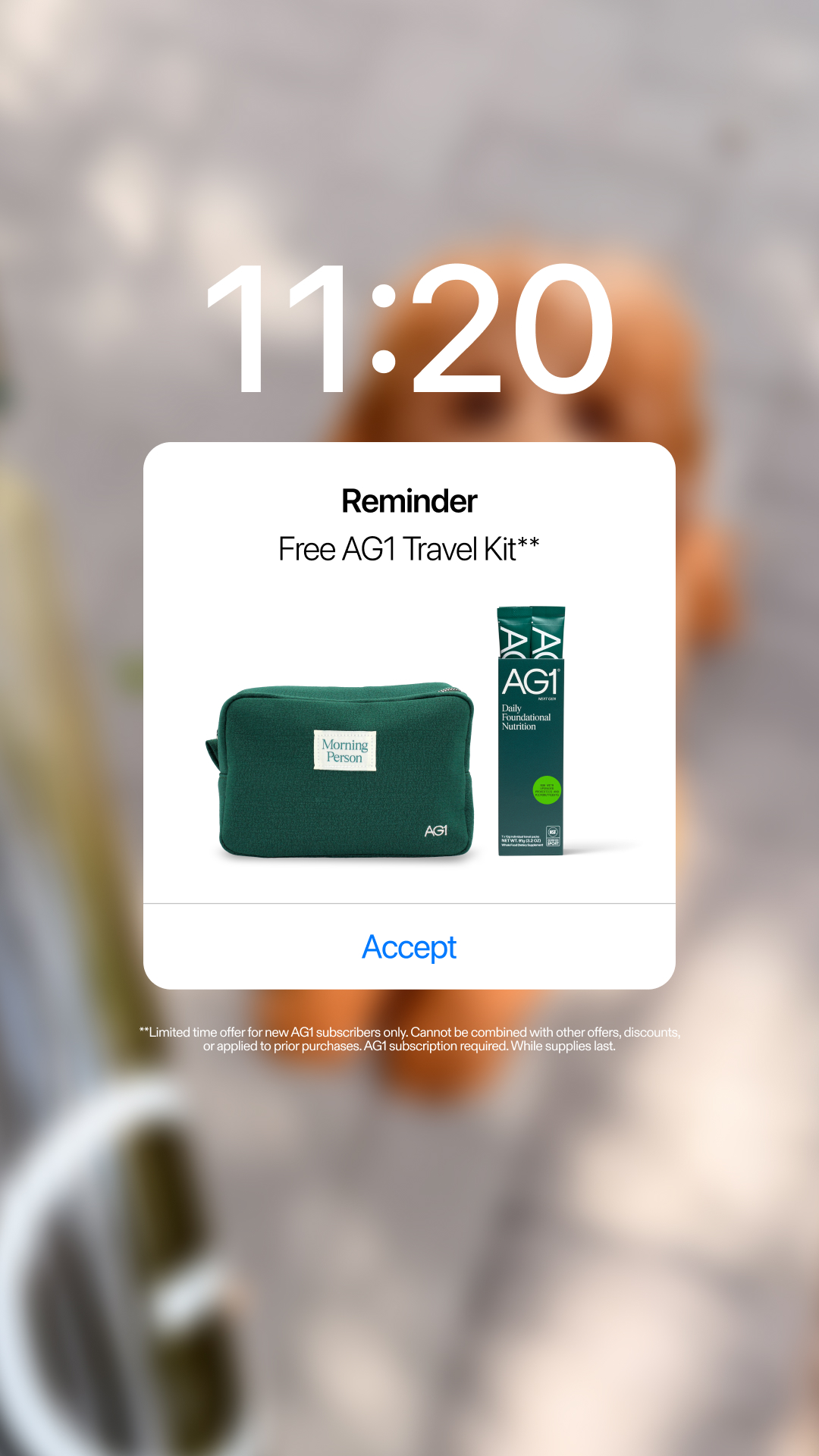 AG1 by Athletic Greens Facebook ad