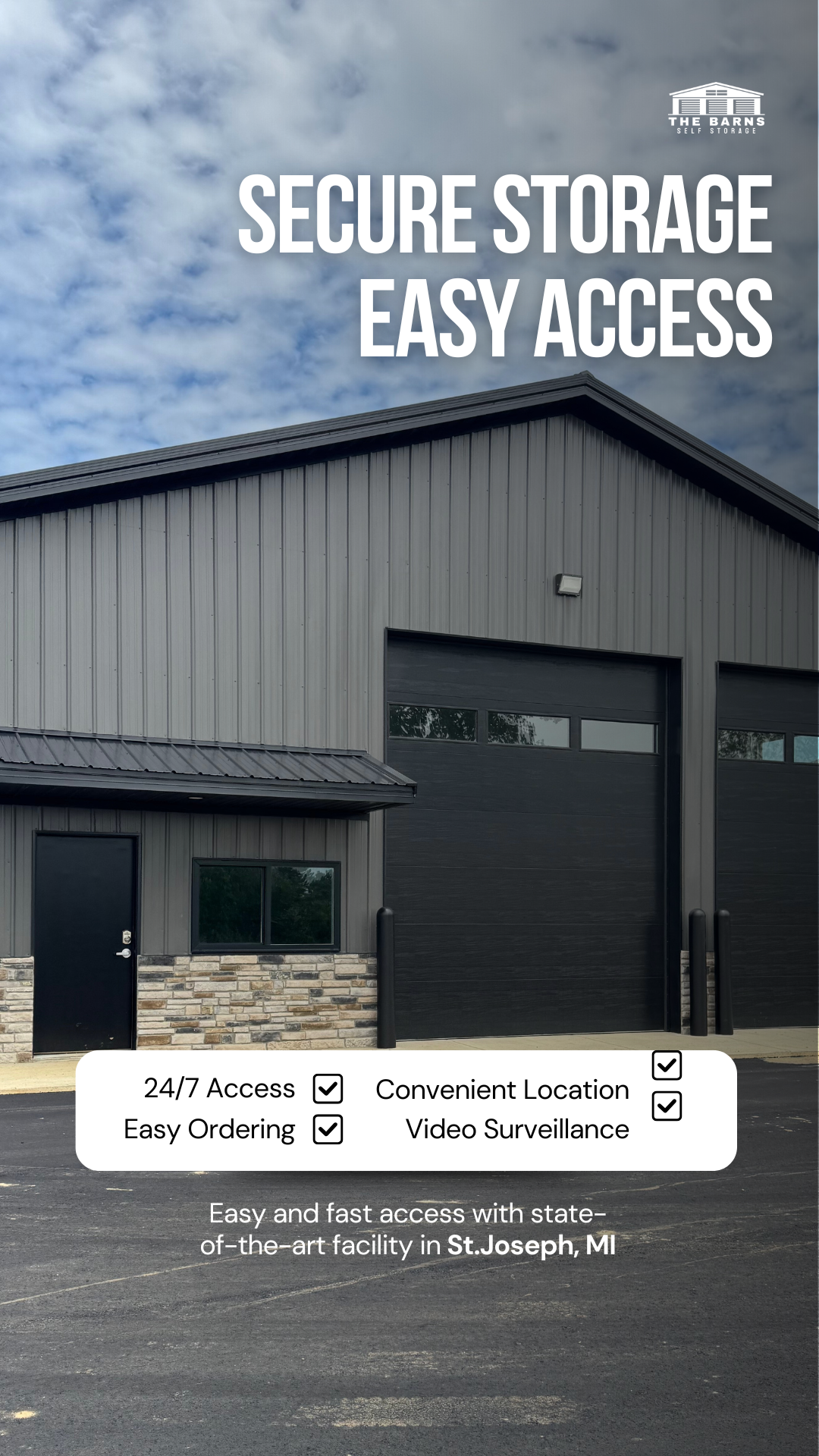 The Barn Storage Facebook ad from Aug 22, 2025