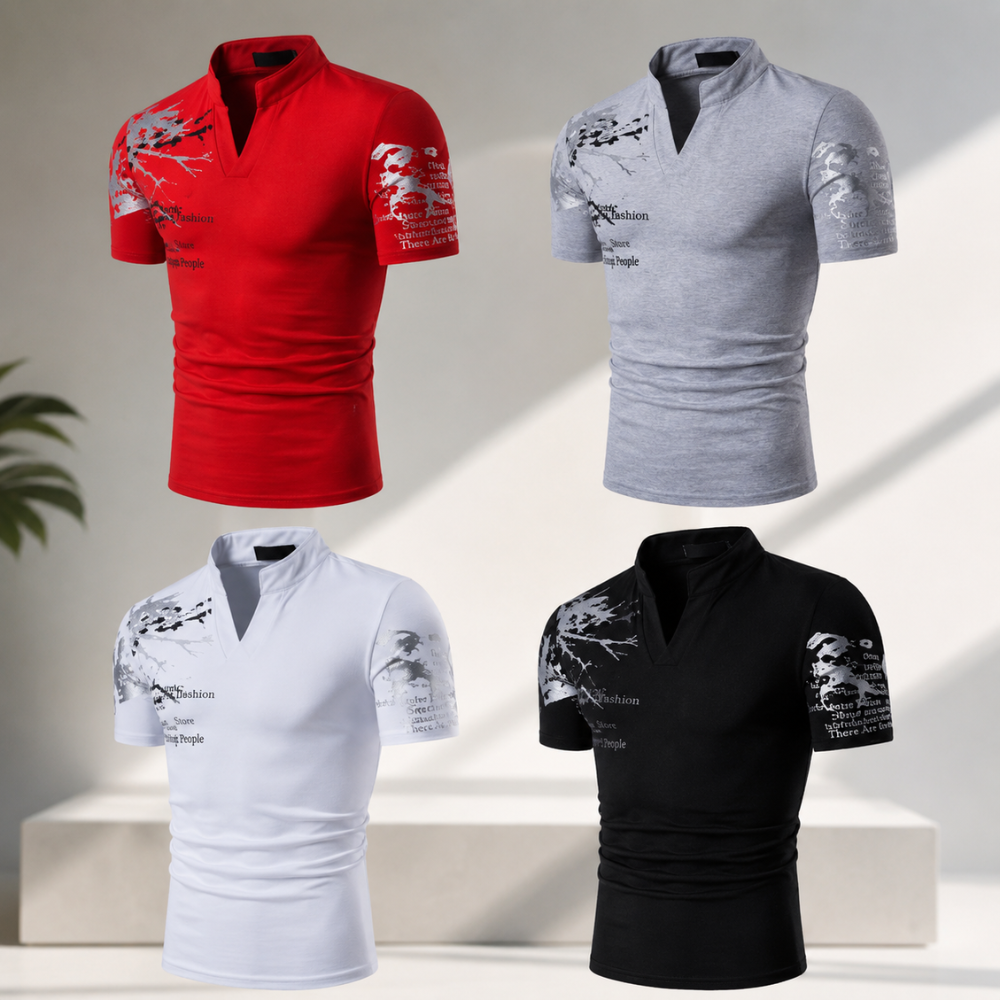 Novira London Facebook ad: Samuel | Bold Style Men's Polo Shirt