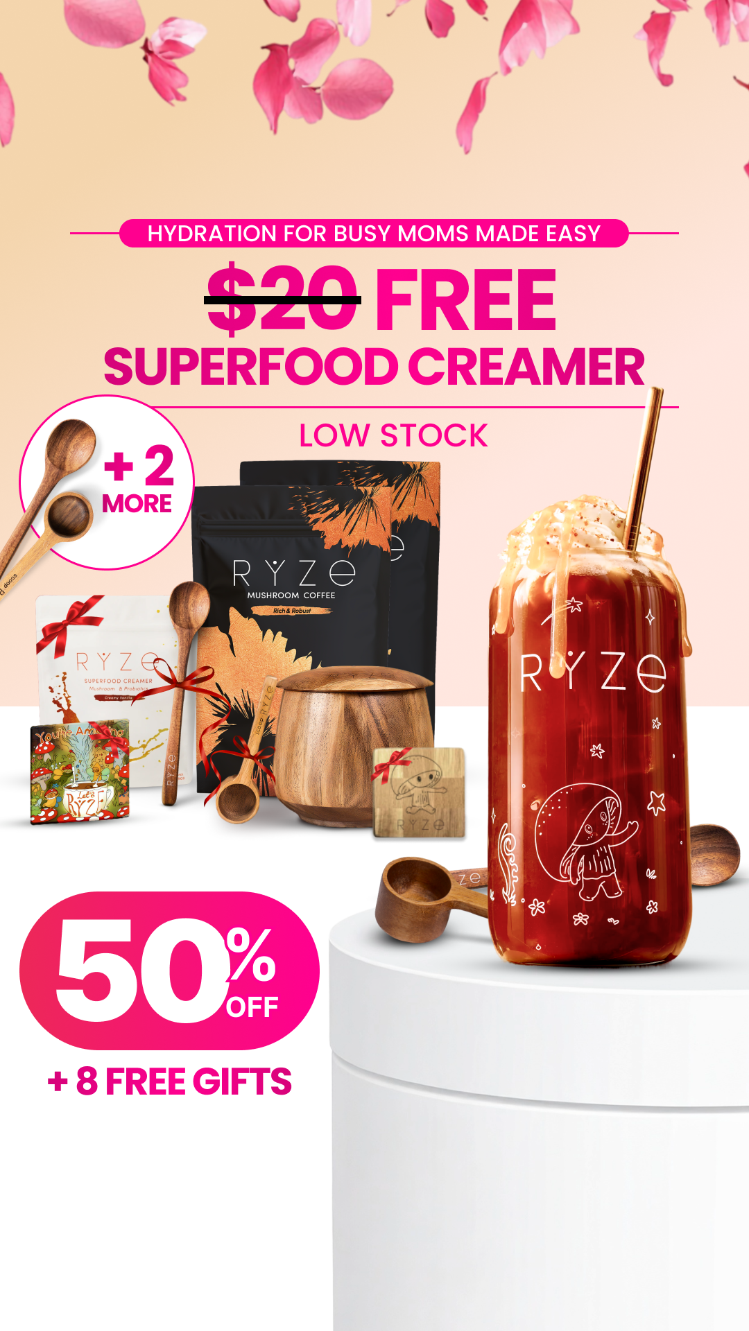 RYZE Superfoods Facebook ad