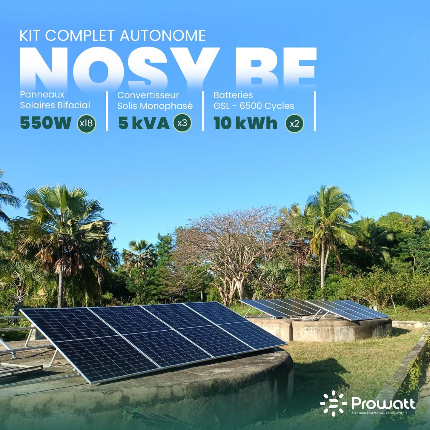 Prowatt Madagascar Facebook ad