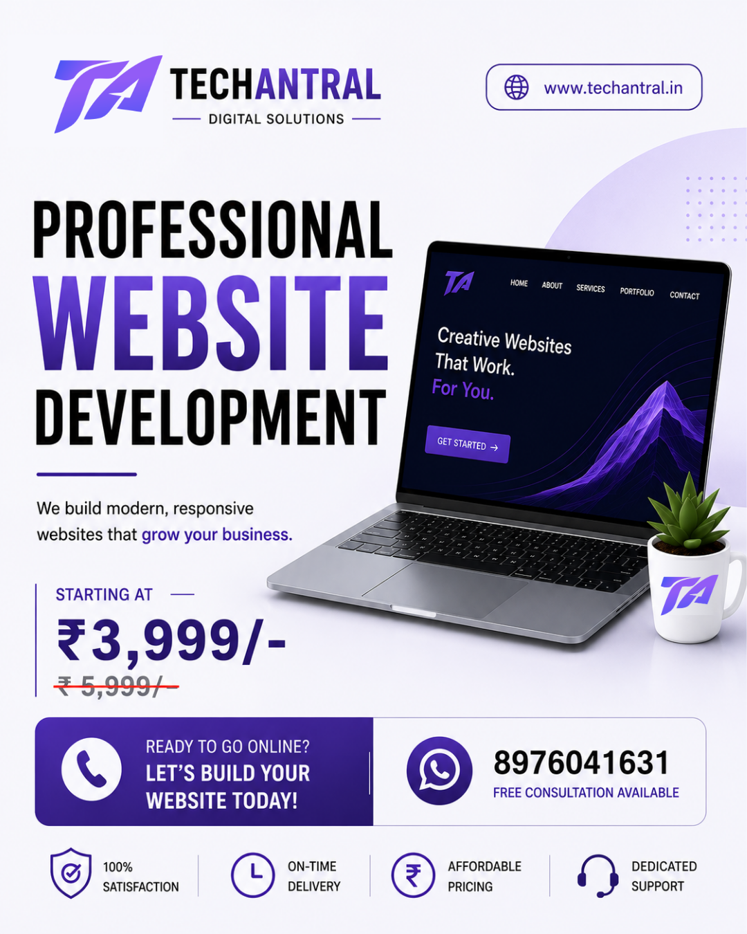 Tech Antral Facebook ad: Chat with us