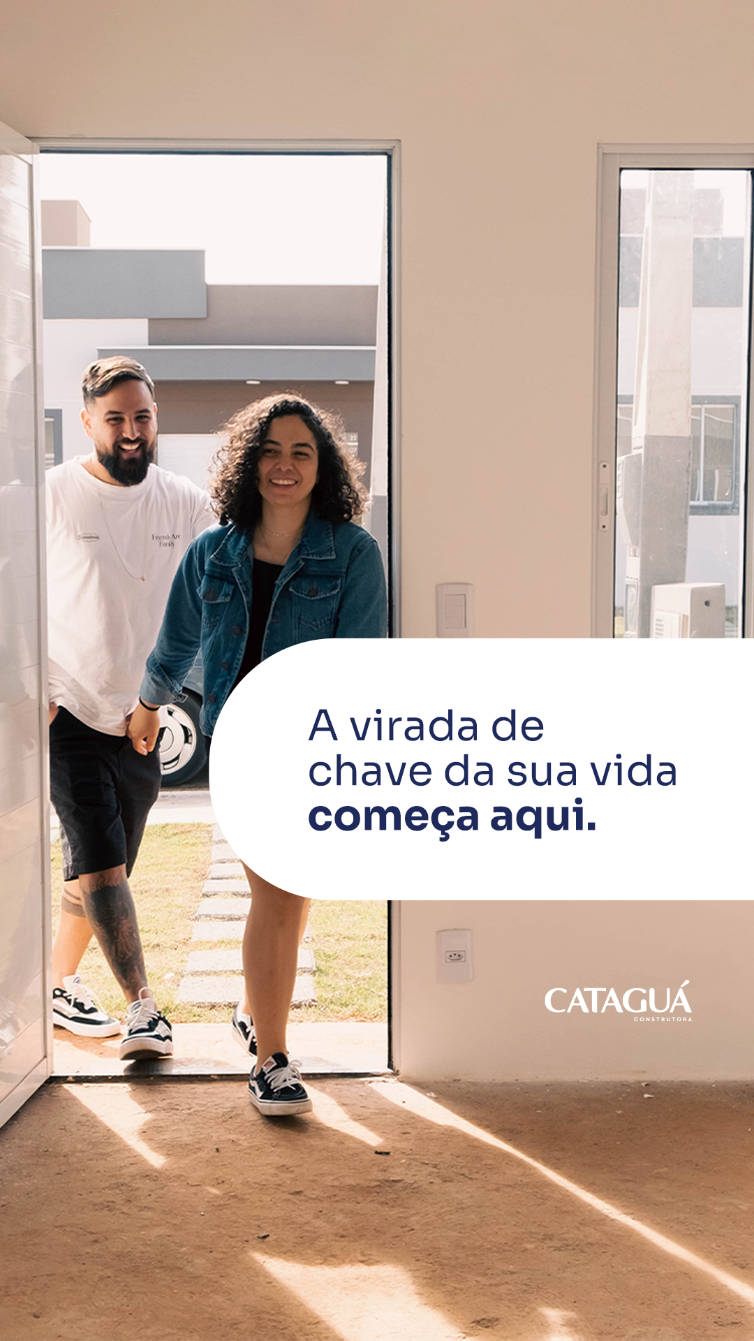 Cataguá Construtora Facebook ad from Jul 30, 2025