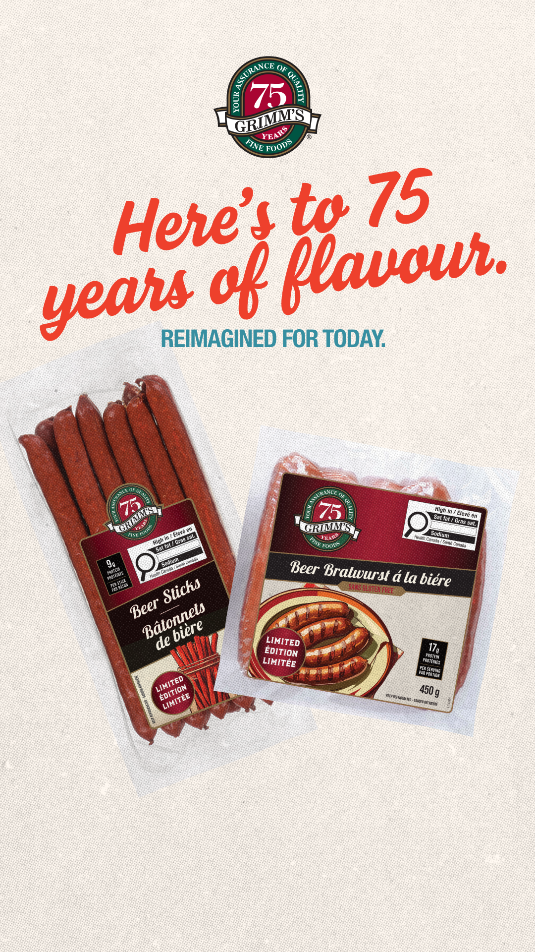 Grimm's Fine Foods Facebook ad