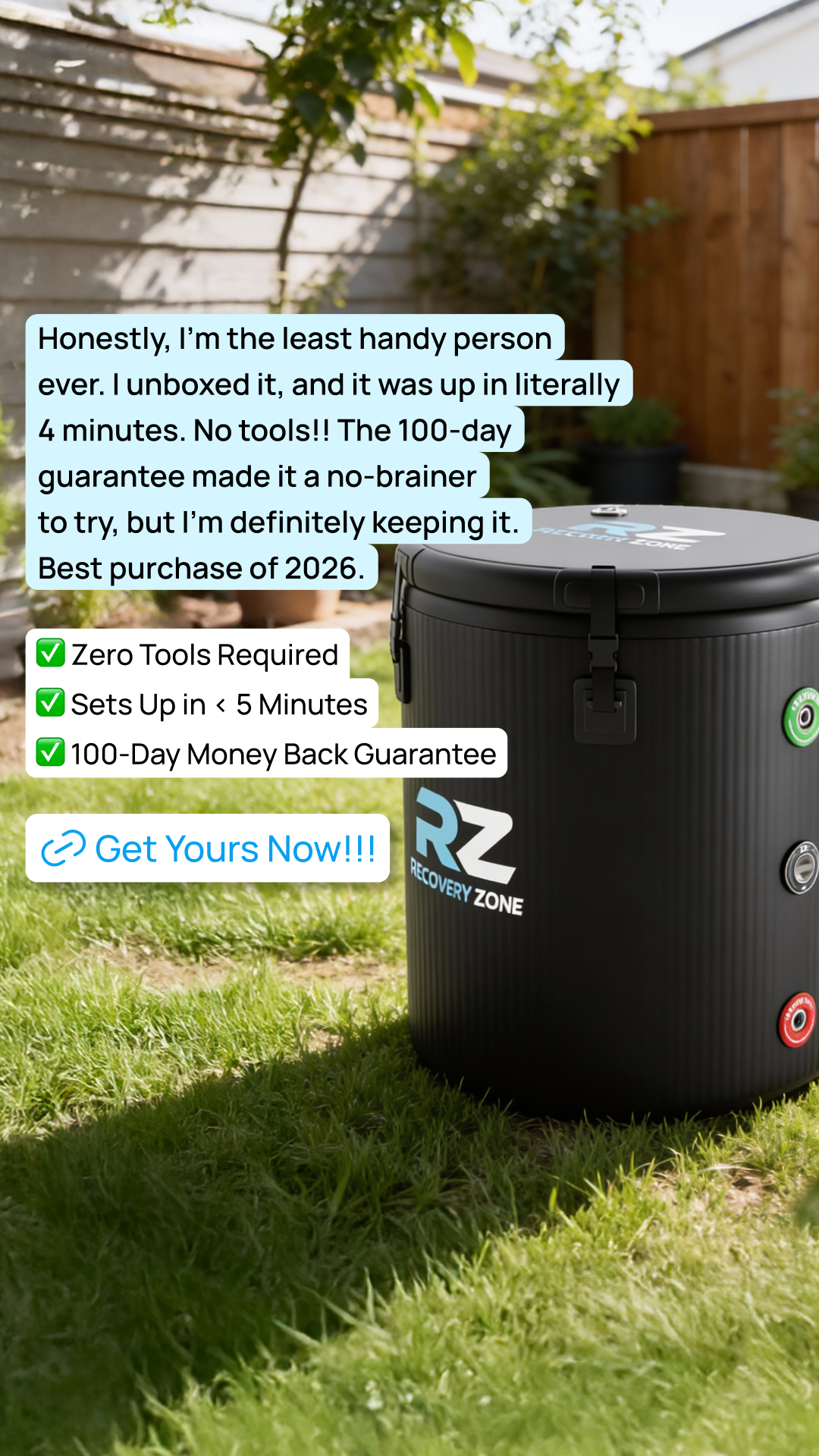 Recovry Zone Facebook ad