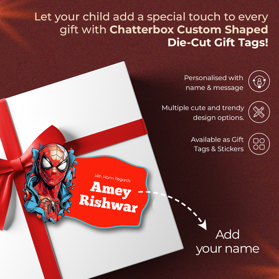 Chatterbox Facebook ad: Personalized Gift Tags That WOW!