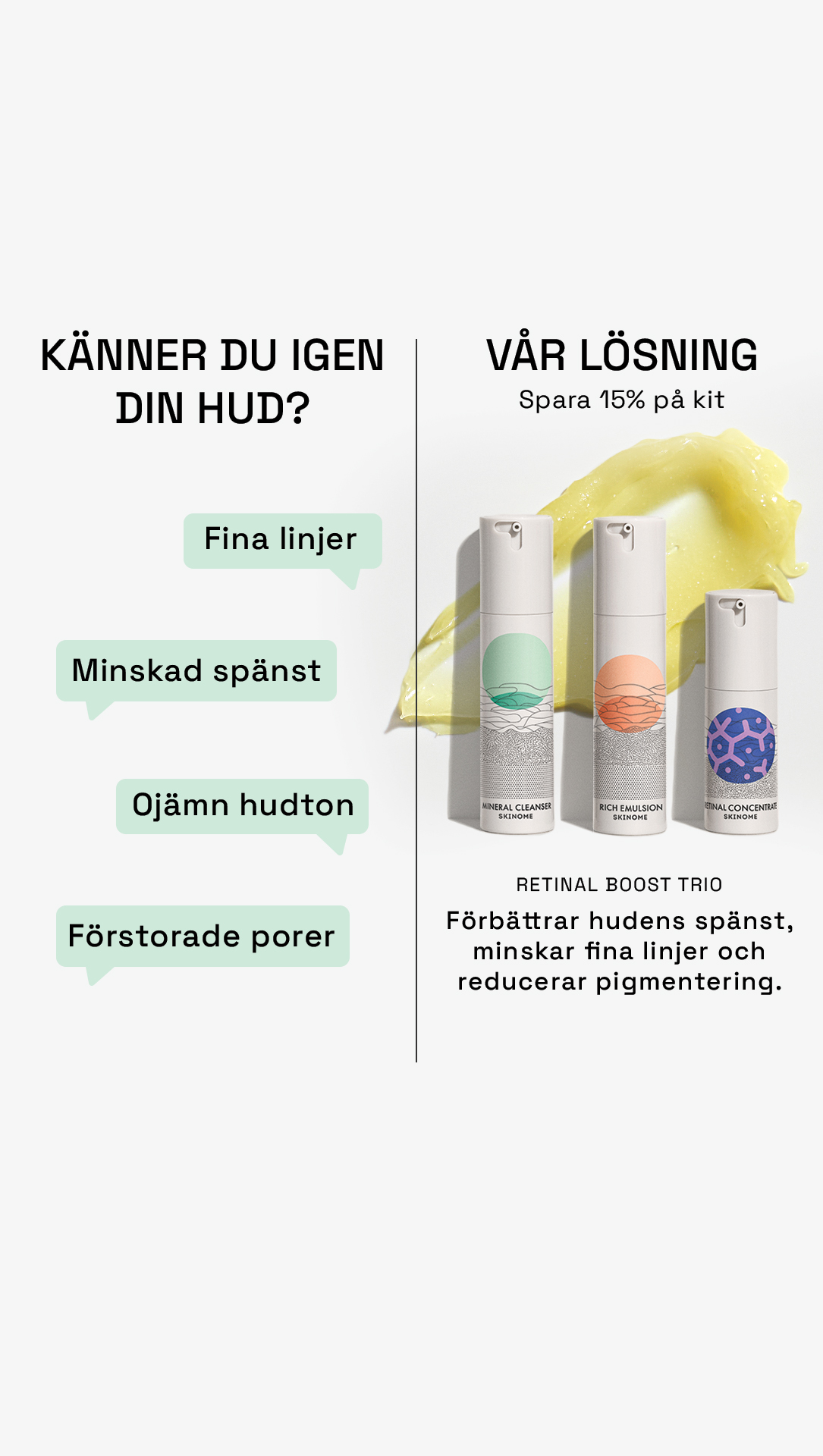 Skinome Facebook ad