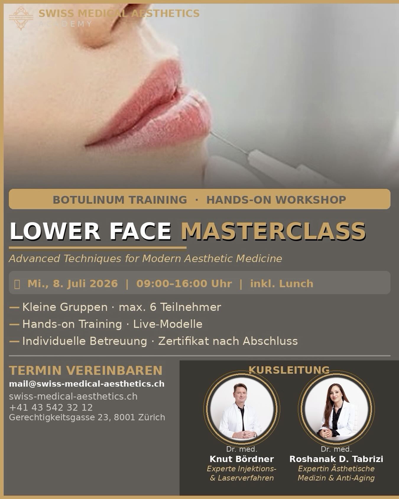 Swiss Medical Aesthetics Facebook ad