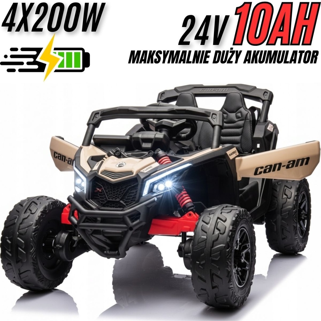 Auteczka.NET - pojazdy akumulatorowe dla dzieci Facebook ad: Auto BUGGY CAN-AM MAVERICK