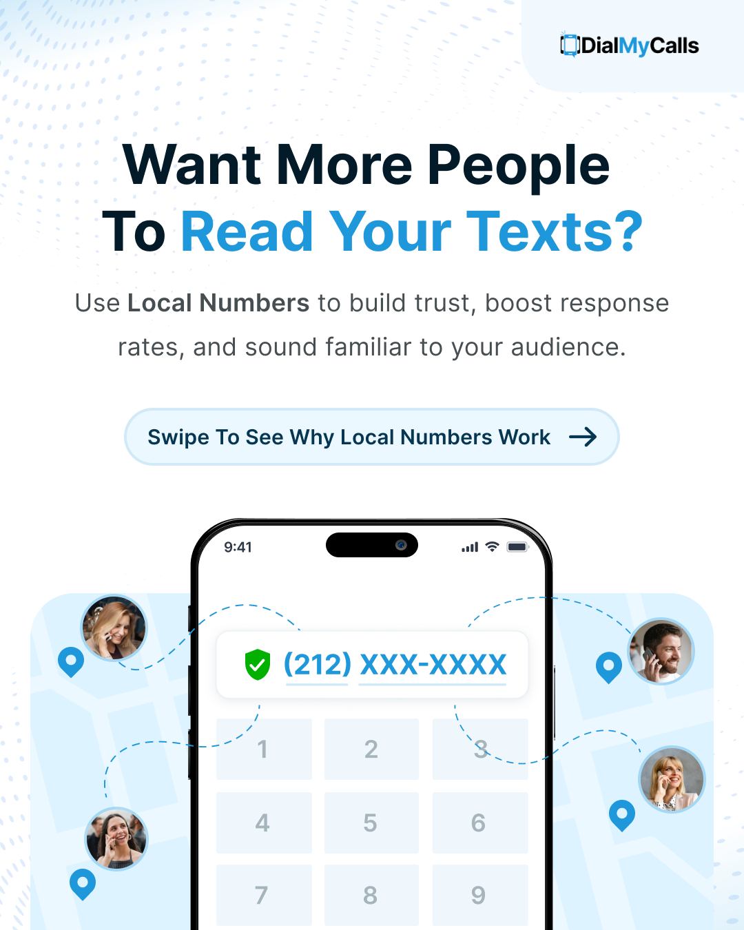 DialMyCalls Facebook ad: Now Live: Local Numbers by DialMyCalls