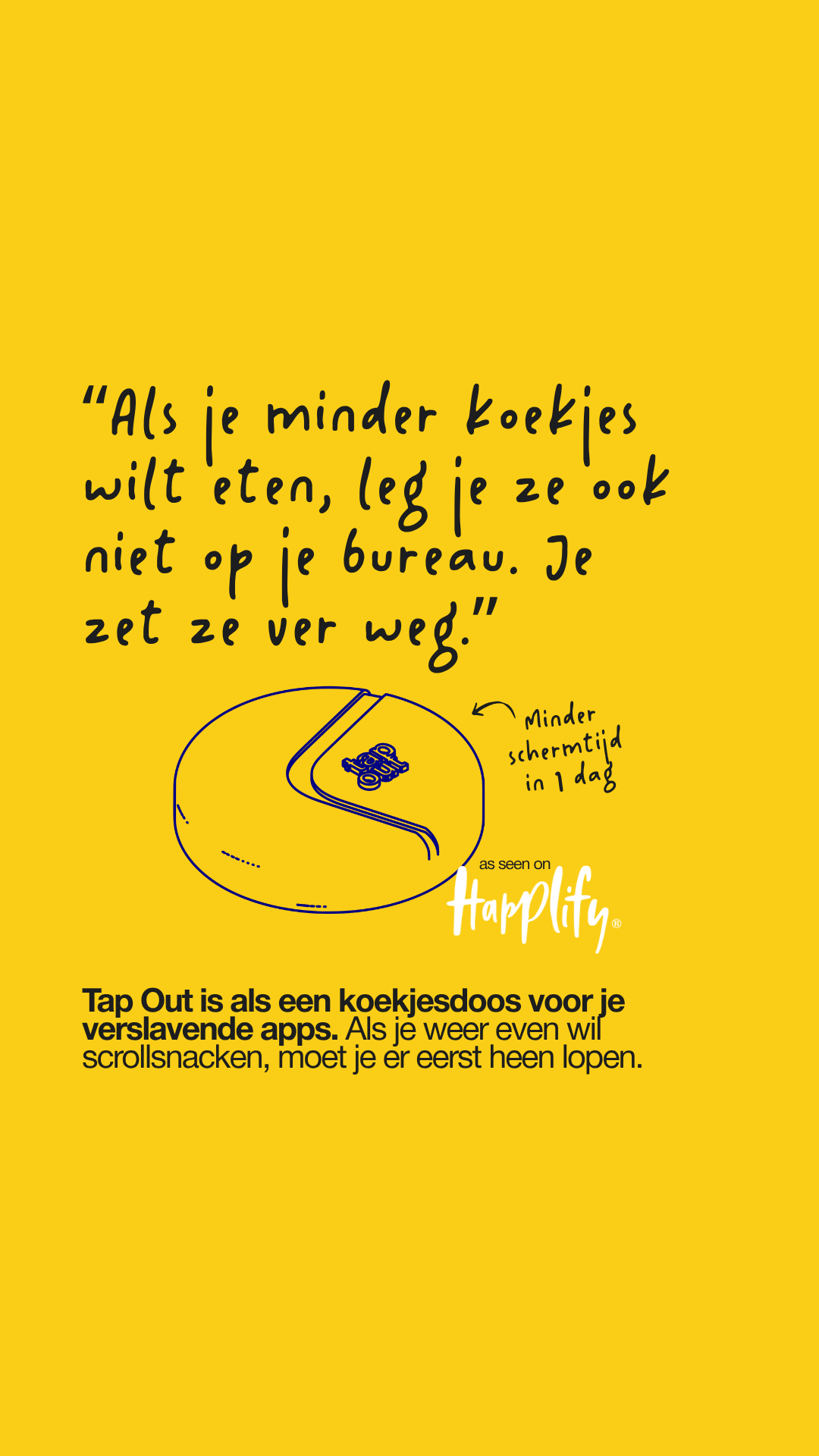 Tap Out Facebook ad