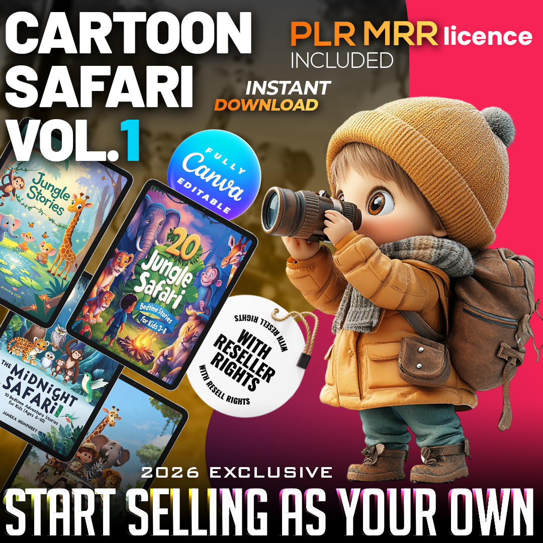 PLR KIDS Facebook ad: PLR Animated Kids Videos & Stories with Resell Rights!