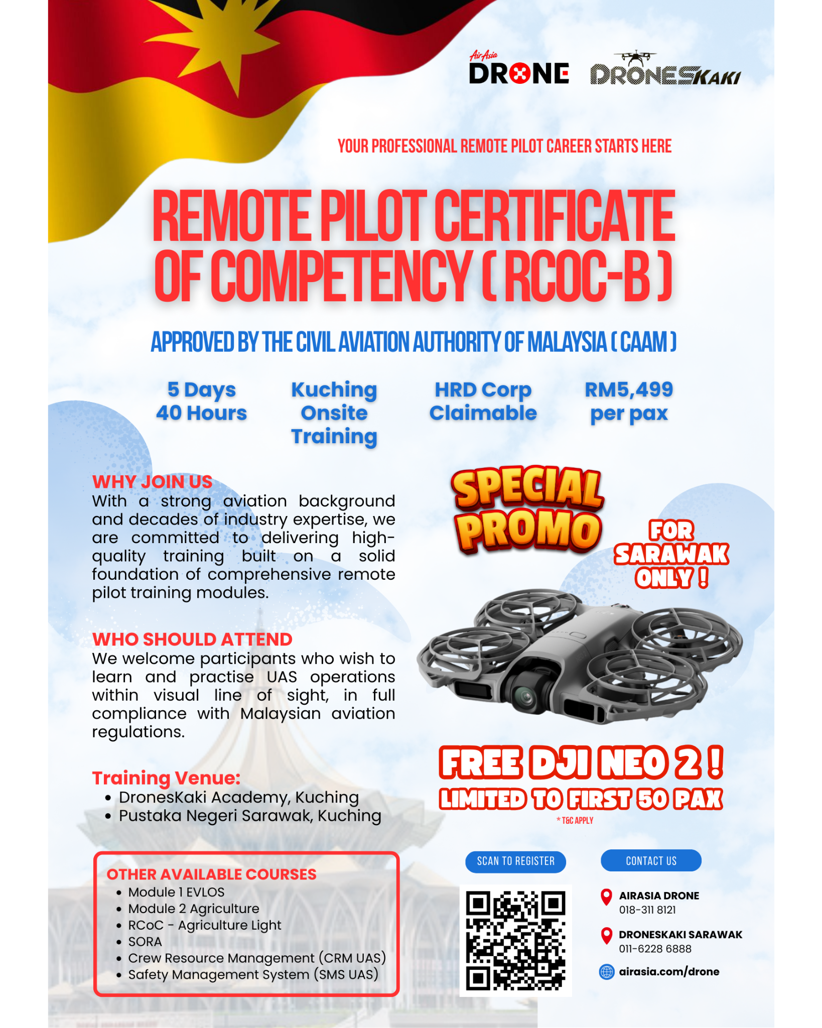 DronesKaki Sarawak Facebook ad