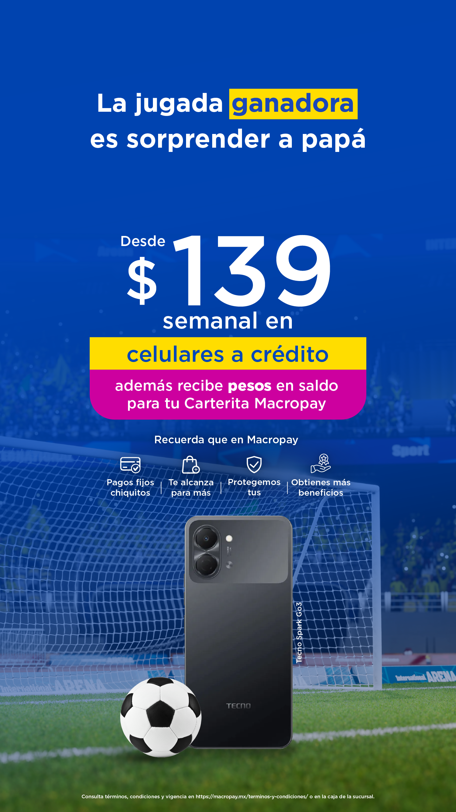 Macropay México Facebook ad from Jun 3, 2026