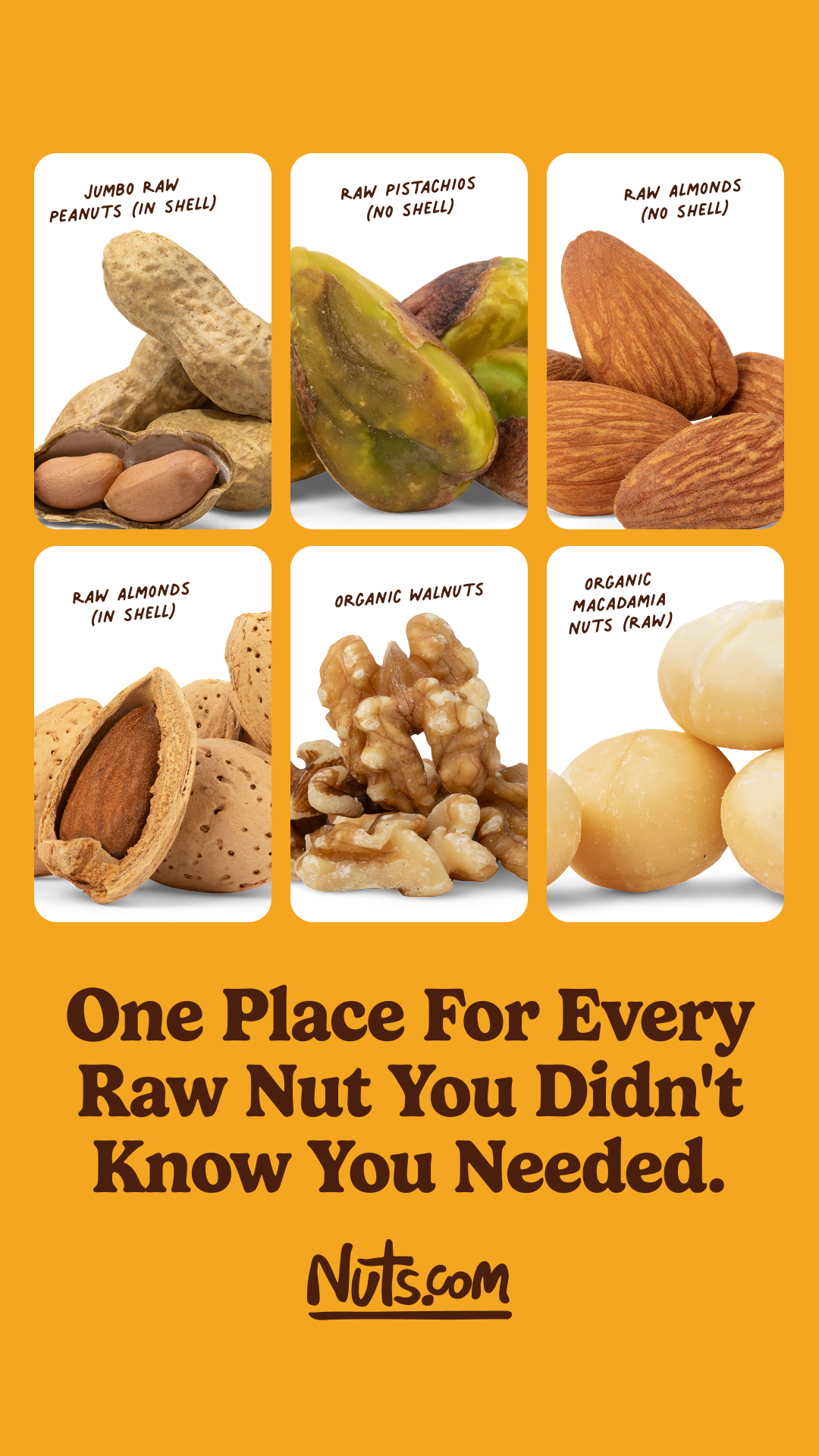 Nuts.com Facebook ad