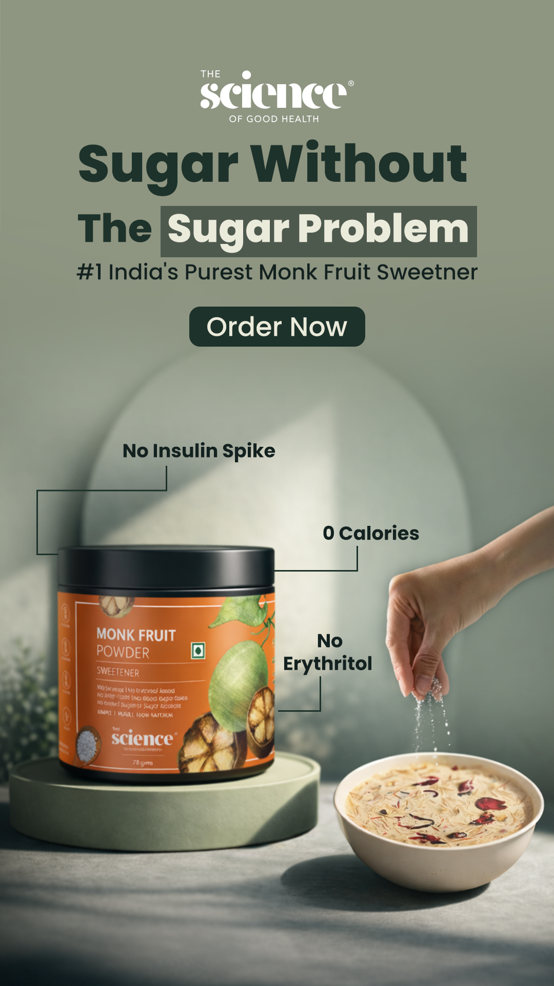 The Science of Good Health Facebook ad
