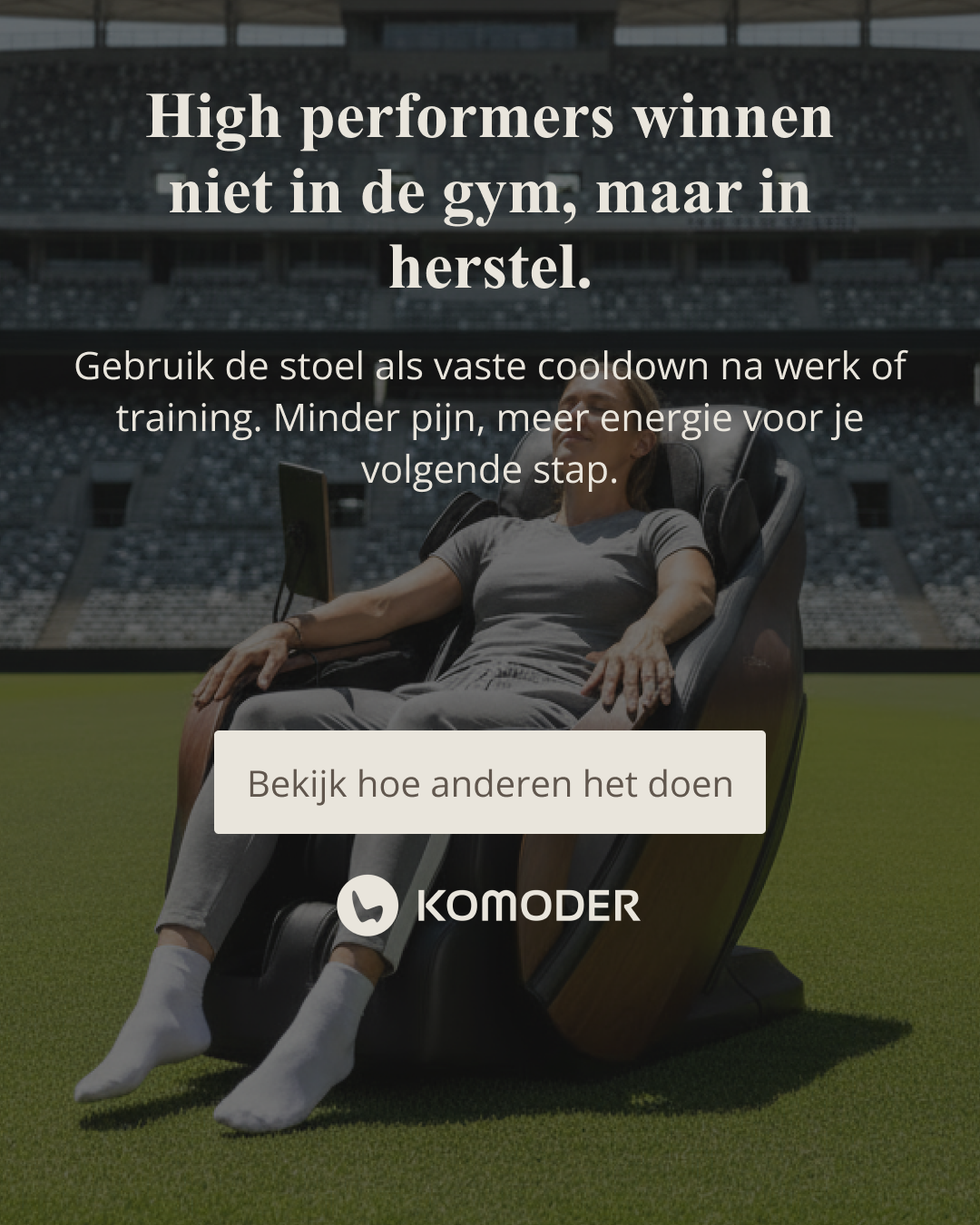 Komoder Massagestoelen Facebook ad