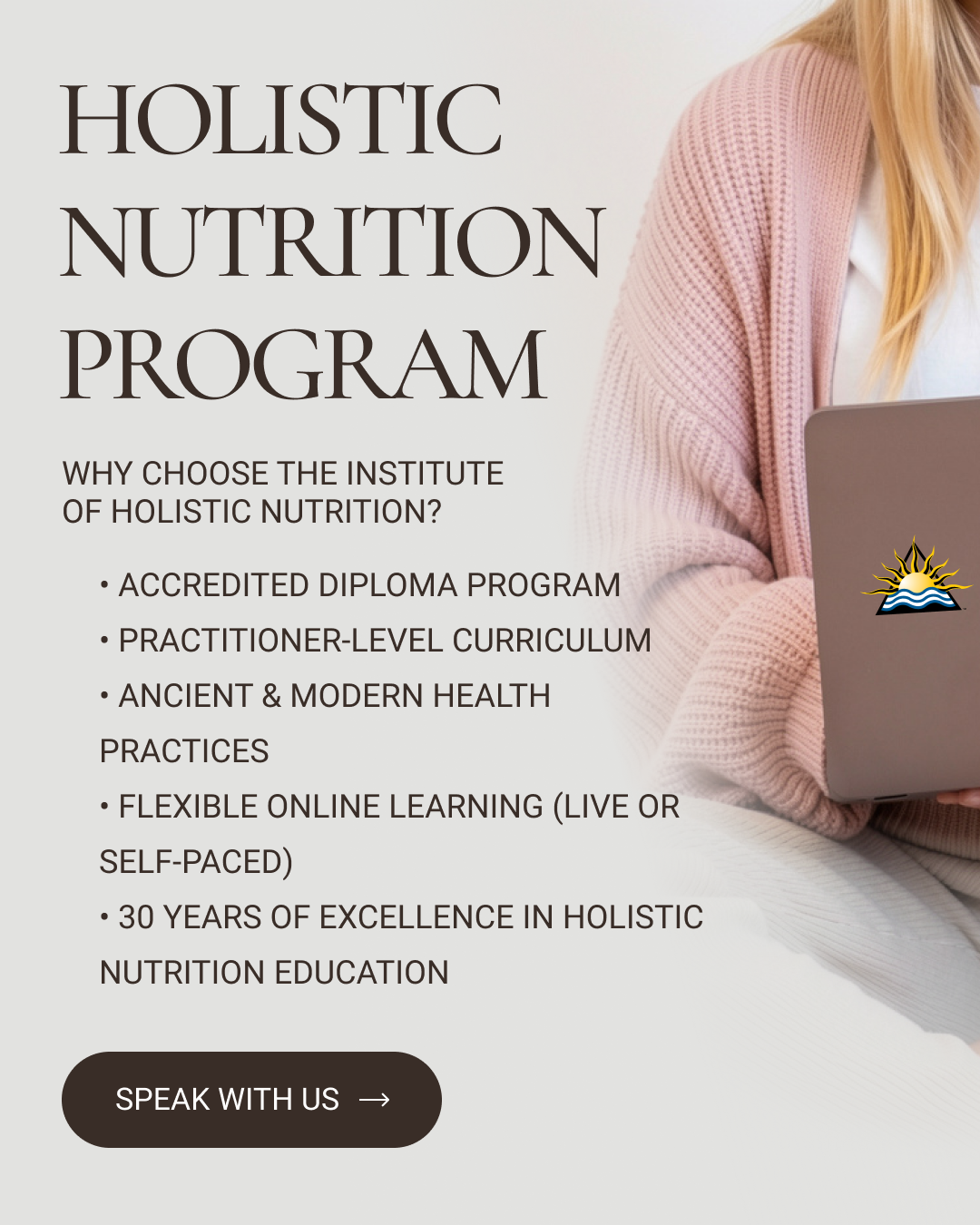 The Institute of Holistic Nutrition l IHN Facebook ad