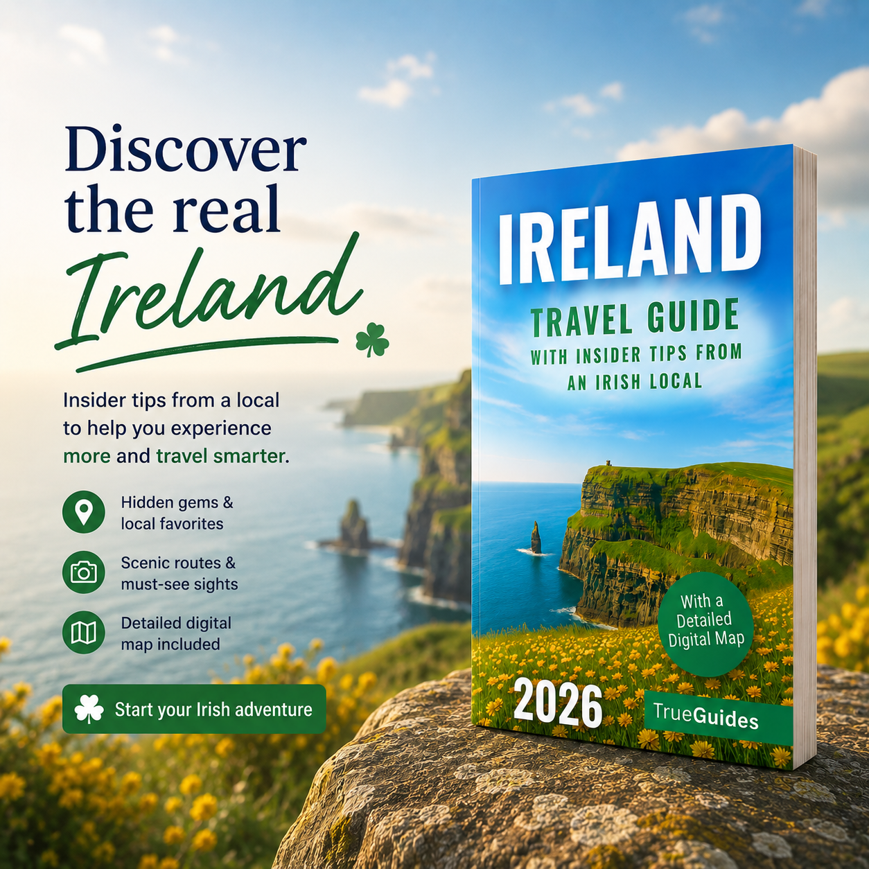 TrueGuides Facebook ad: Discover the Real Ireland