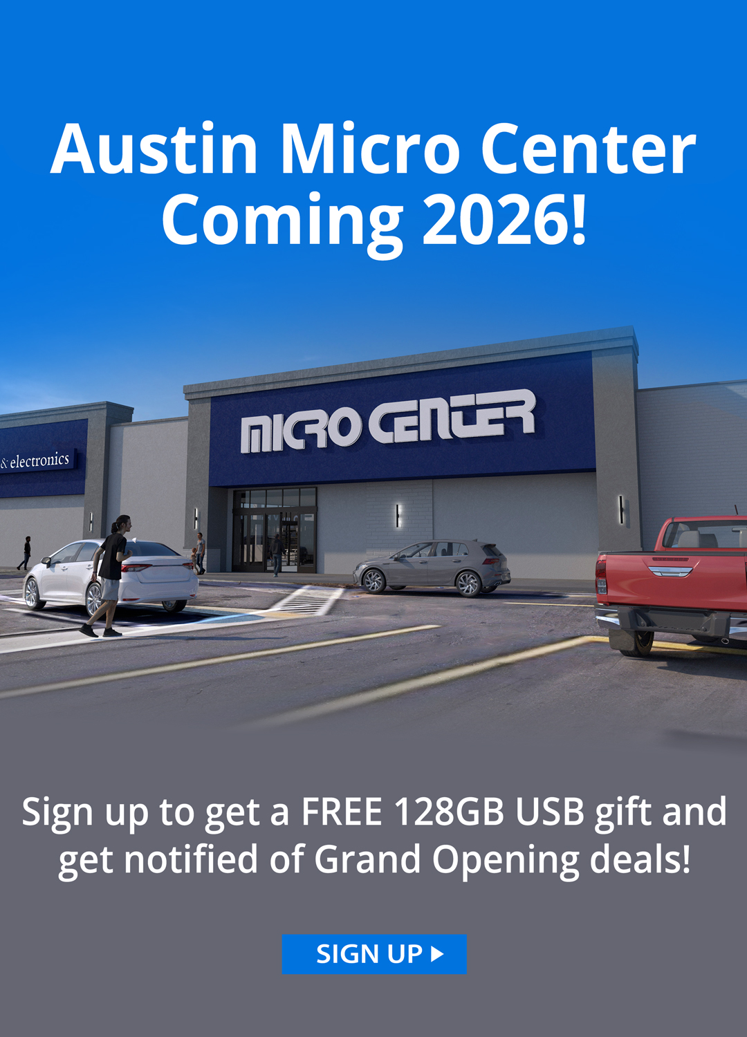 Micro Center Facebook ad