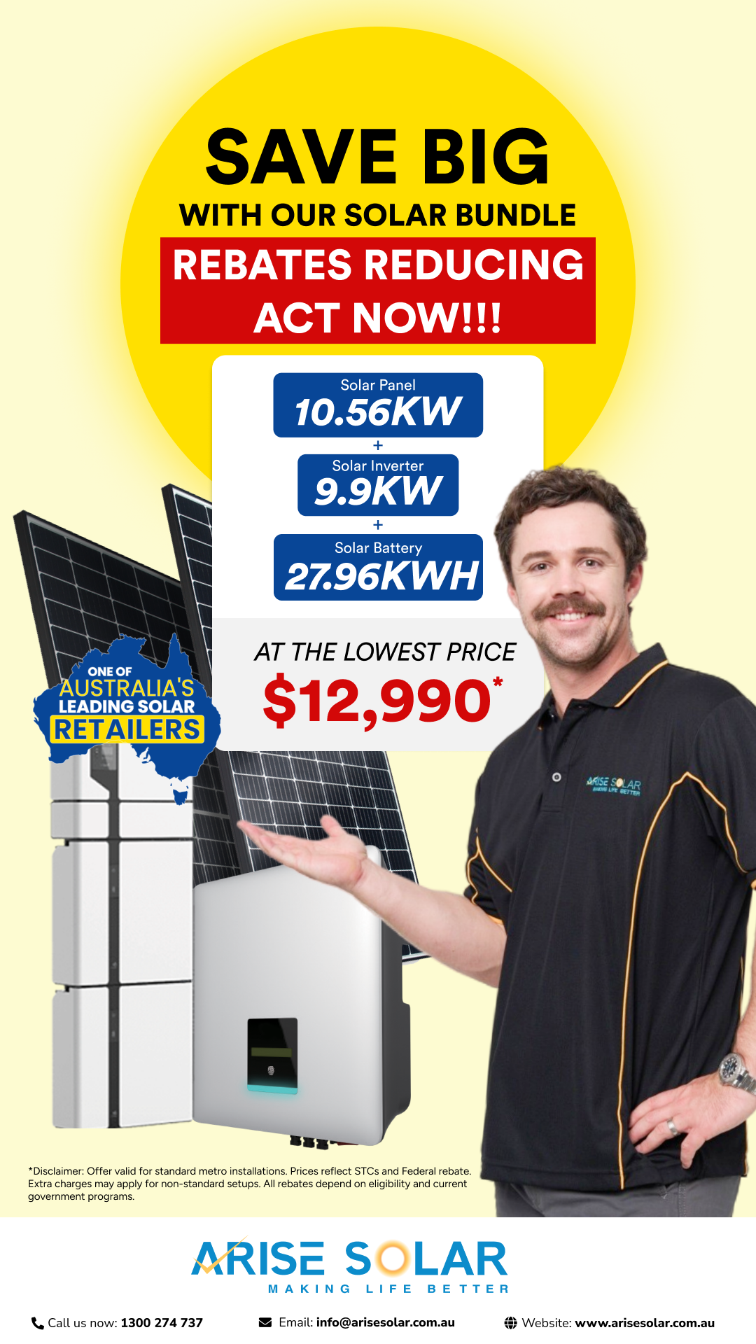 Arise Solar Facebook ad