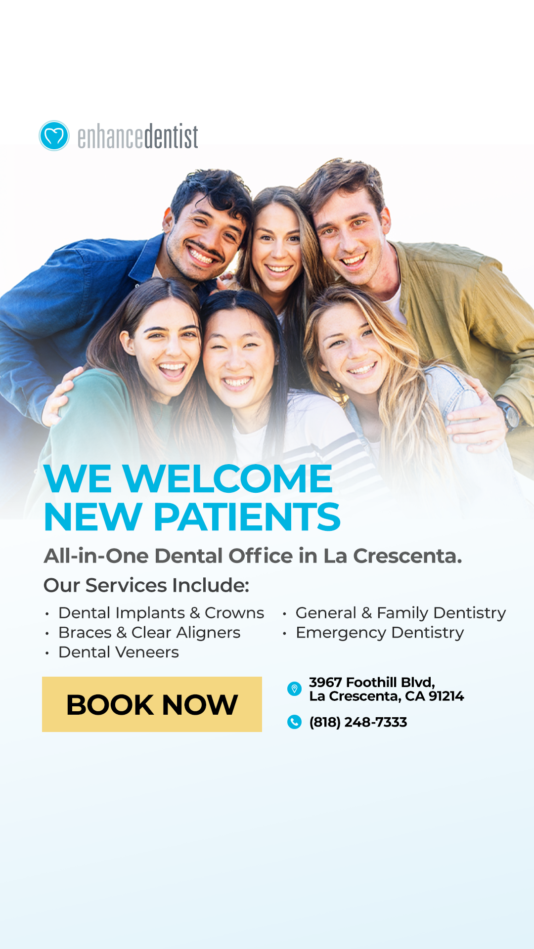 Enhance Dentist Facebook ad
