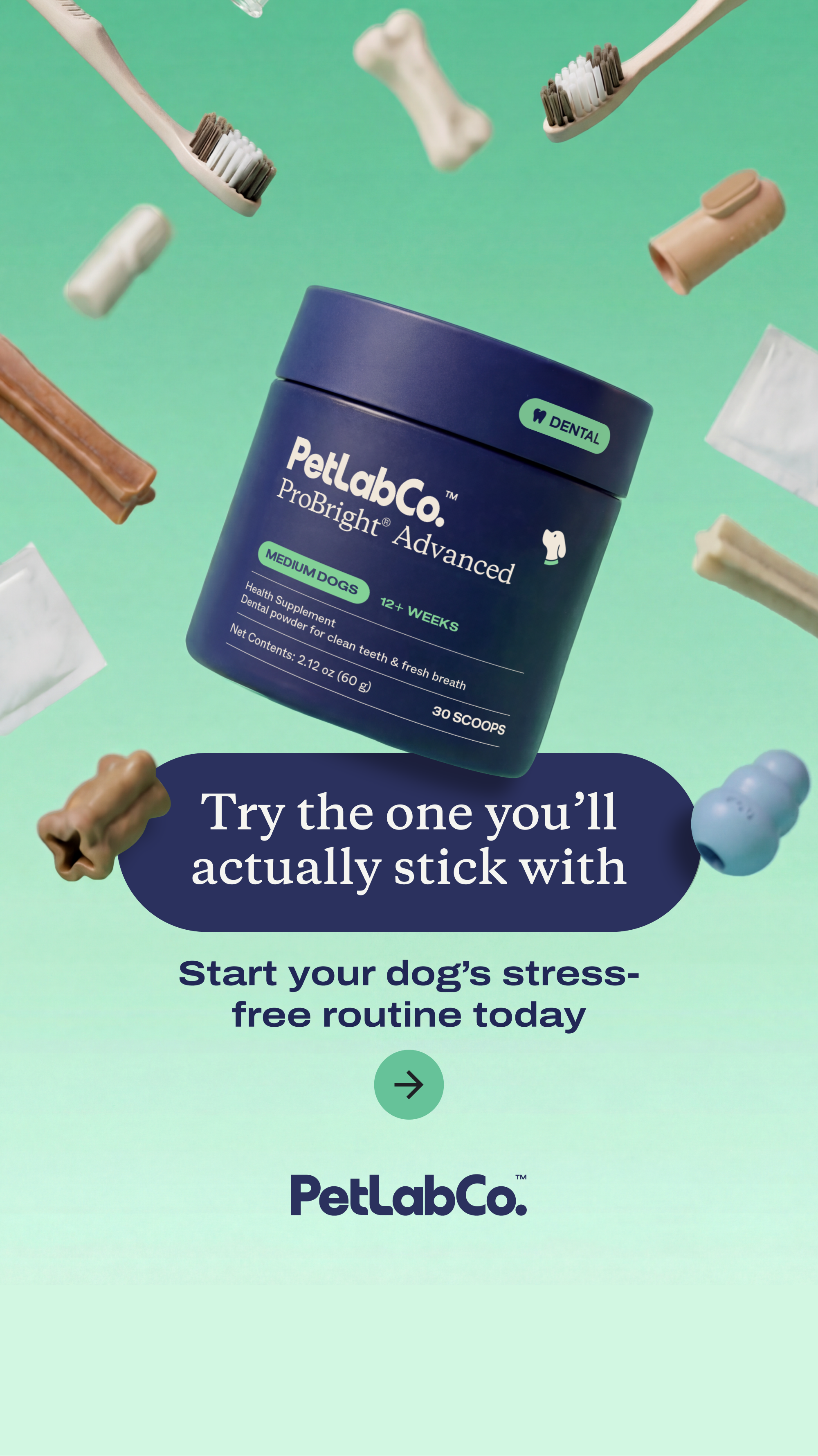 PetLab Co. Facebook ad
