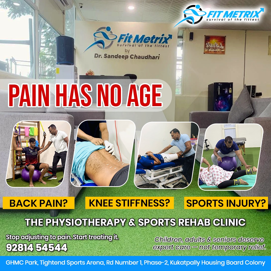 FitMetrix Facebook ad: Get expert Physiotherapy & Sports Rehab treatment at…