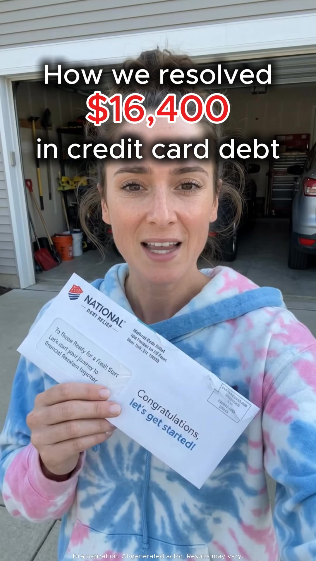 Wealth Compass Facebook ad: Say goodbye to debt over $15,000