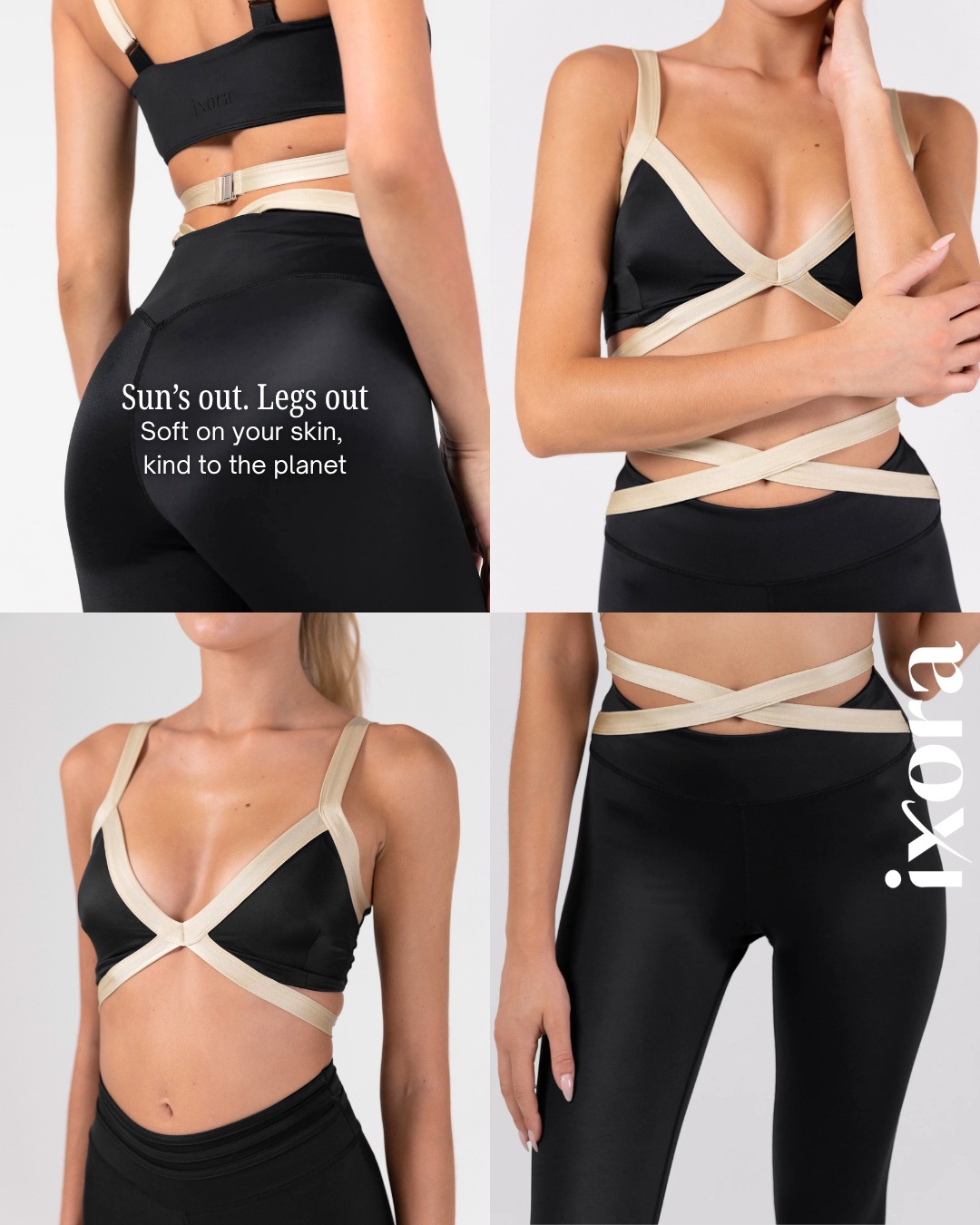 Ixora Activewear Facebook ad: Say hello to our signature black set in…