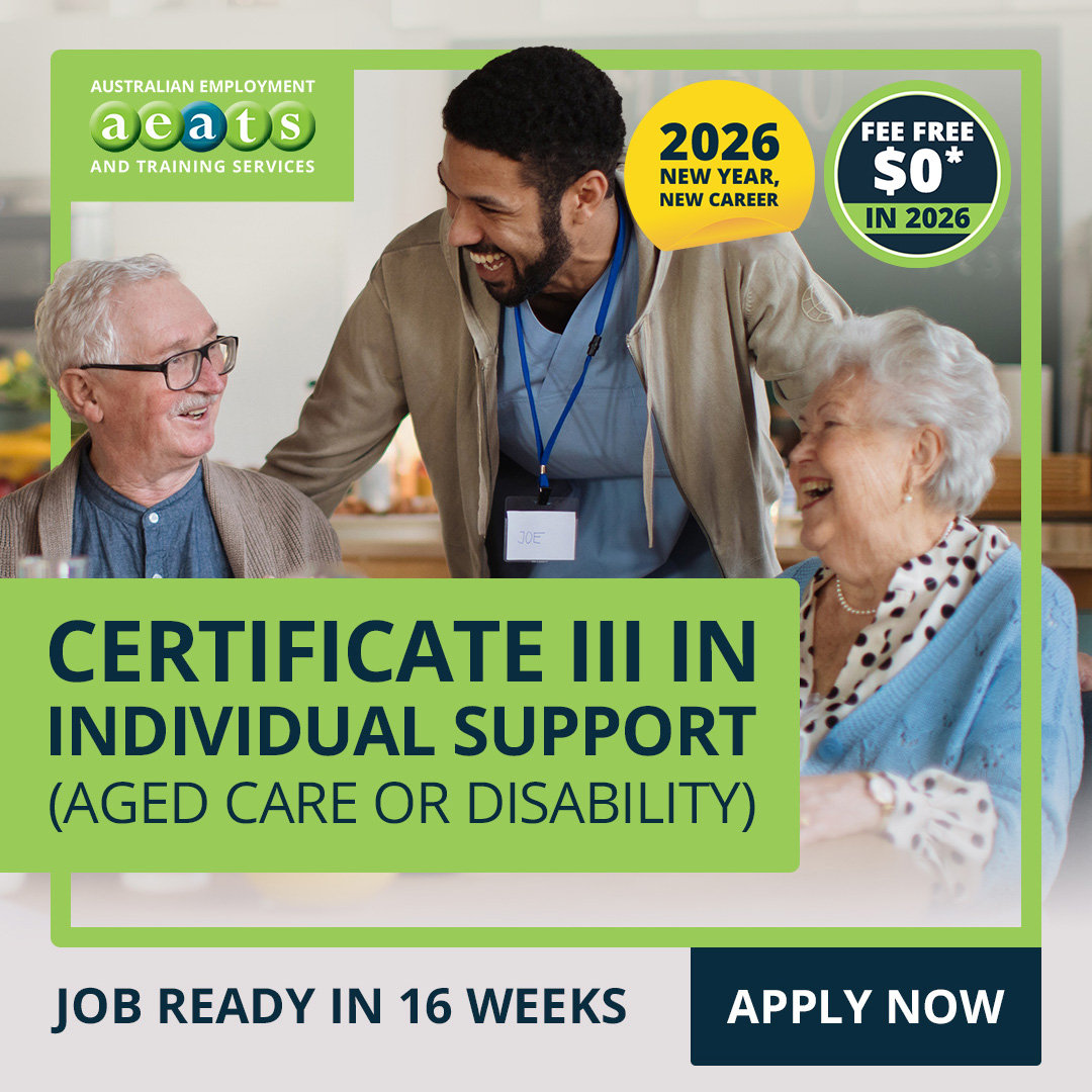 Australian Employment and Training Services - AEATS Facebook ad