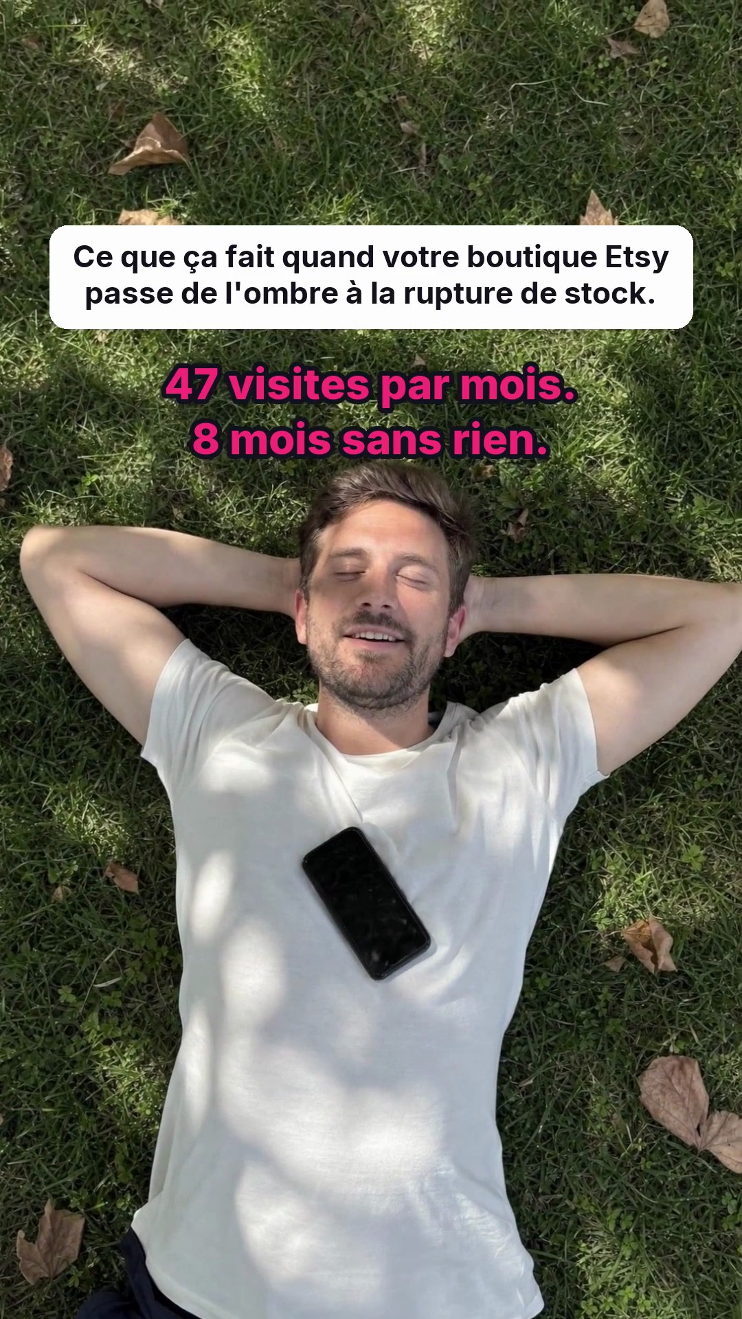 trycrush.ai Facebook ad: De l'ombre à la rupture de stock
