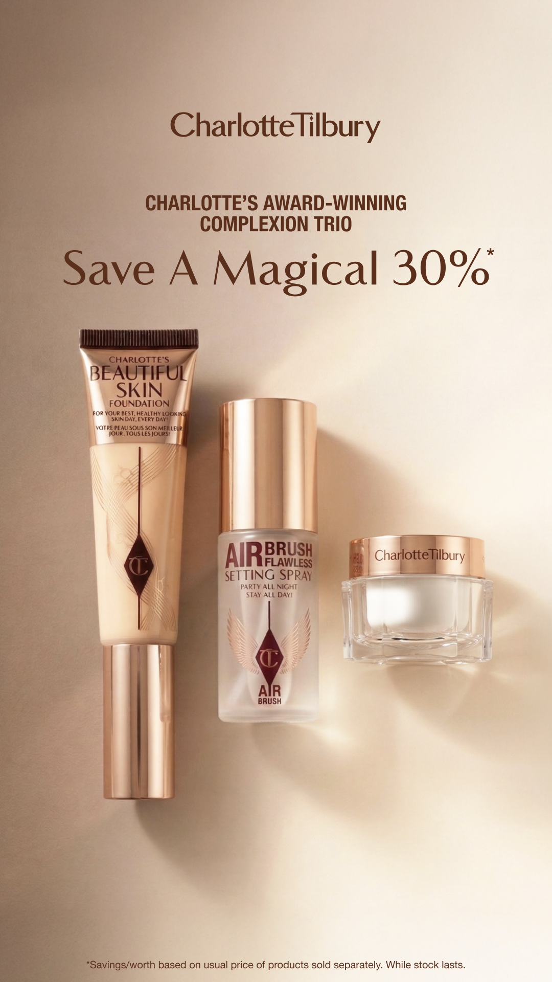 Charlotte Tilbury Facebook ad