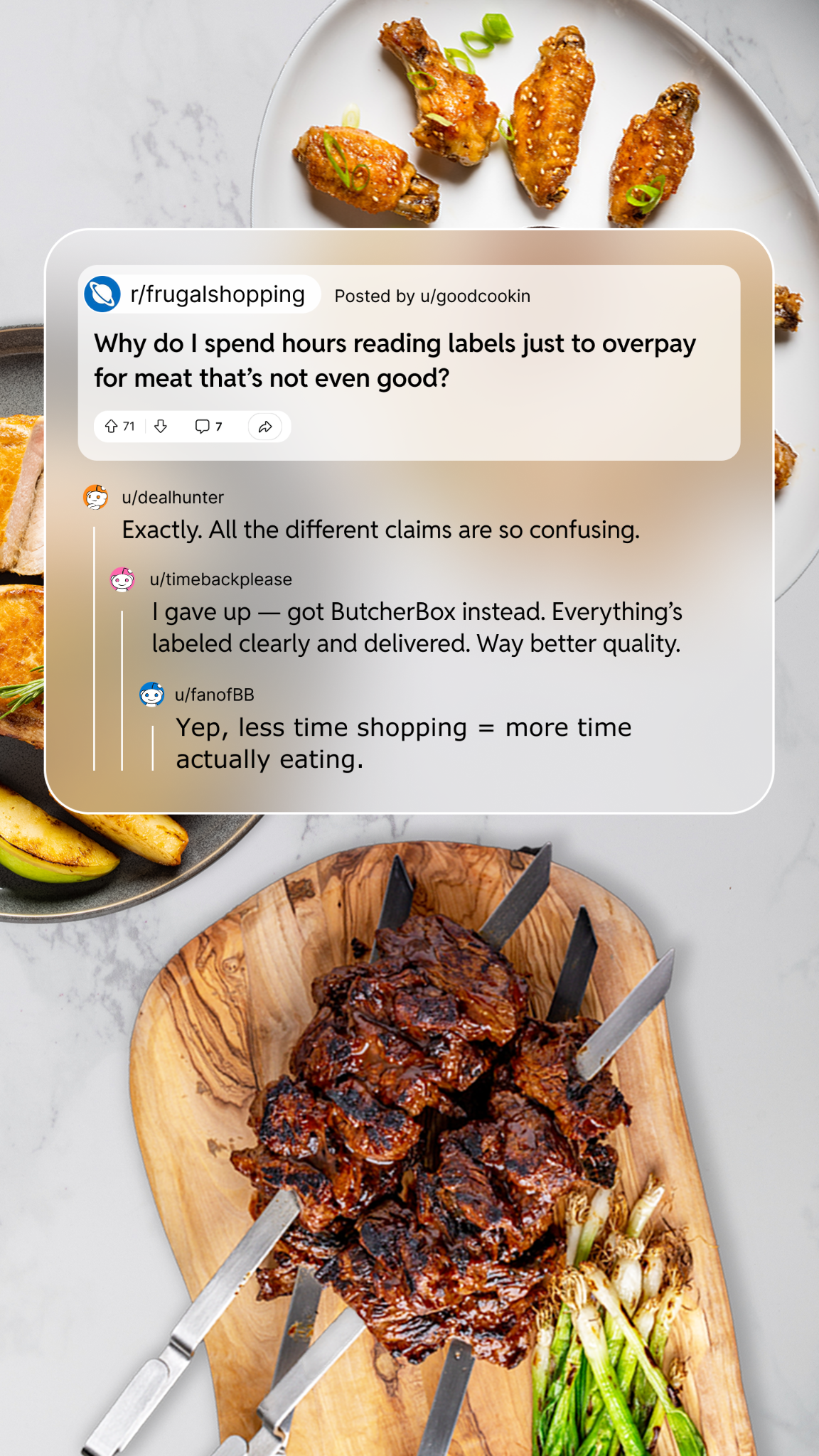 ButcherBox Facebook ad