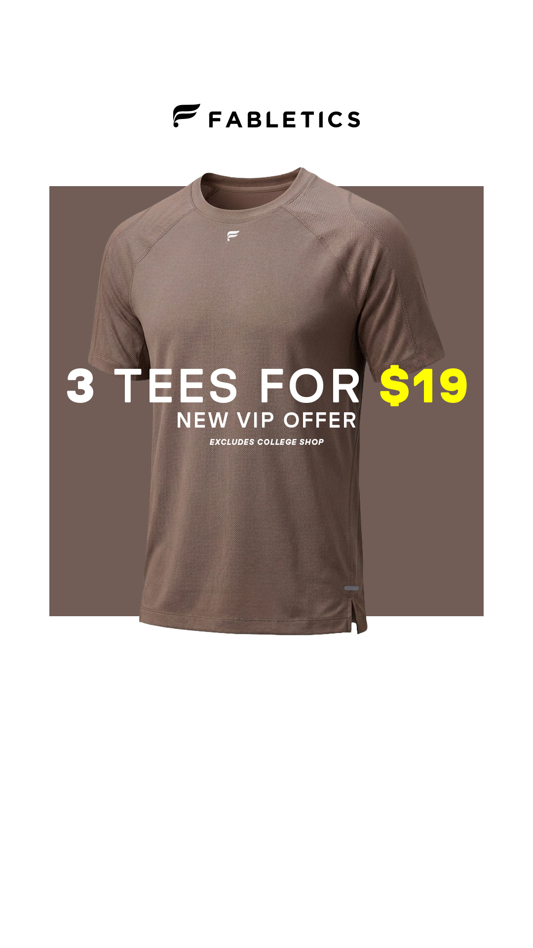 Fabletics Men Facebook ad