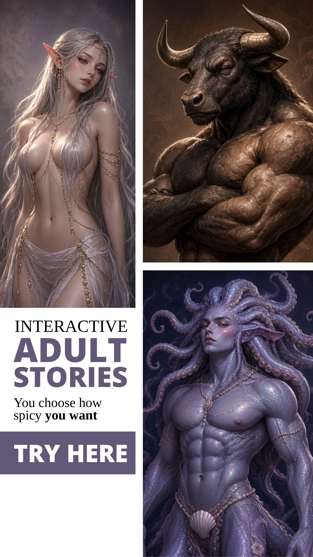 Stuff So Sweet Facebook ad: Interactive Adult Stories