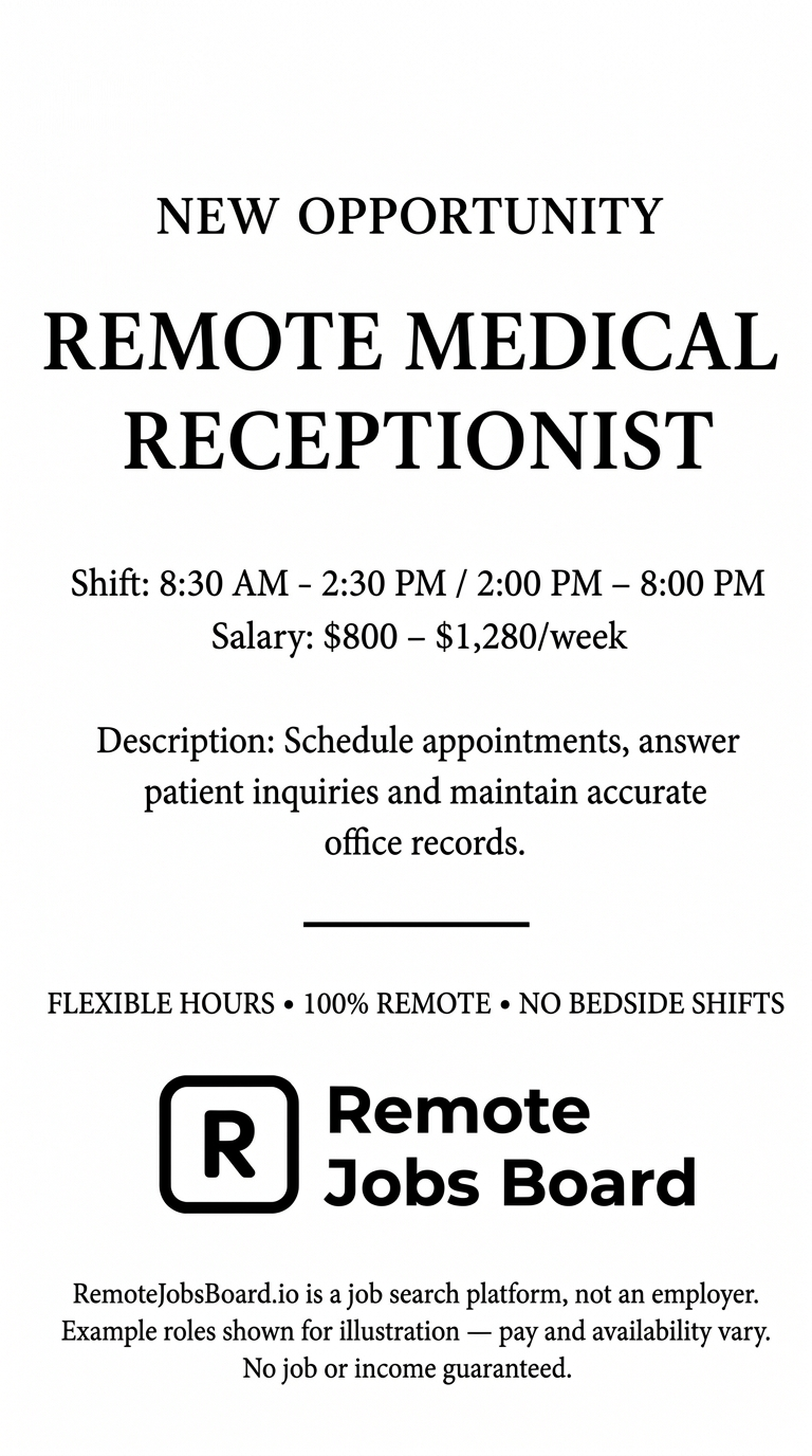 Remote Jobs Board - Work From Anywhere Facebook ad