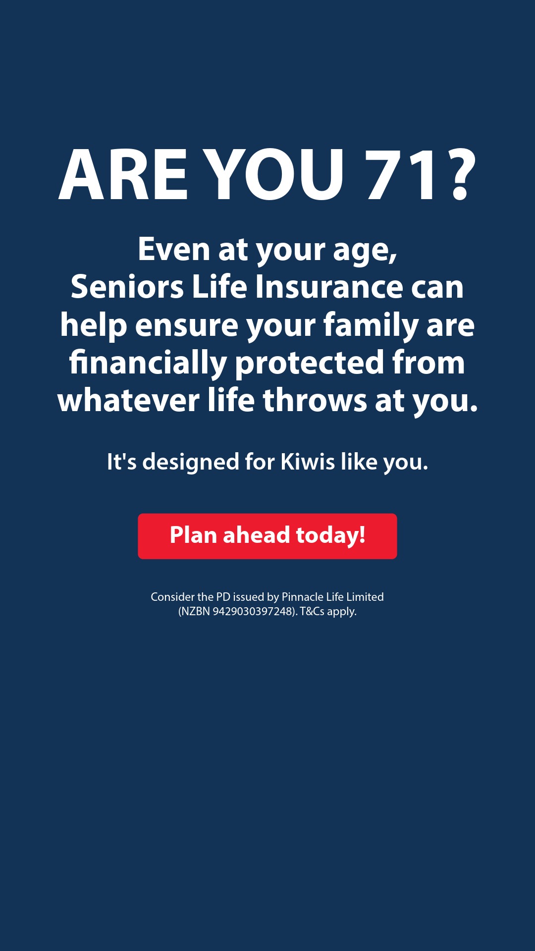 New Zealand Seniors Life Facebook ad