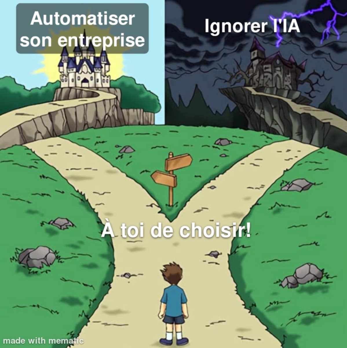 Olivier Lambert: Marketing, scotch et domination mondiale. Facebook ad: Nouvelle formation sur l'IA & l'automation!