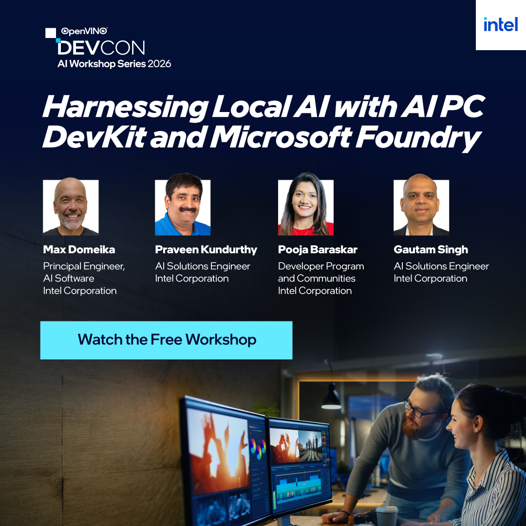 Intel Devs Facebook ad: Watch On Demand
