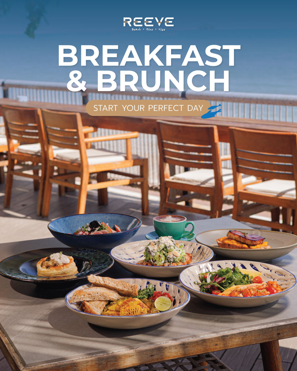 REEVE Beach Club Krabi Facebook ad: Start your day by the sea at REEVE