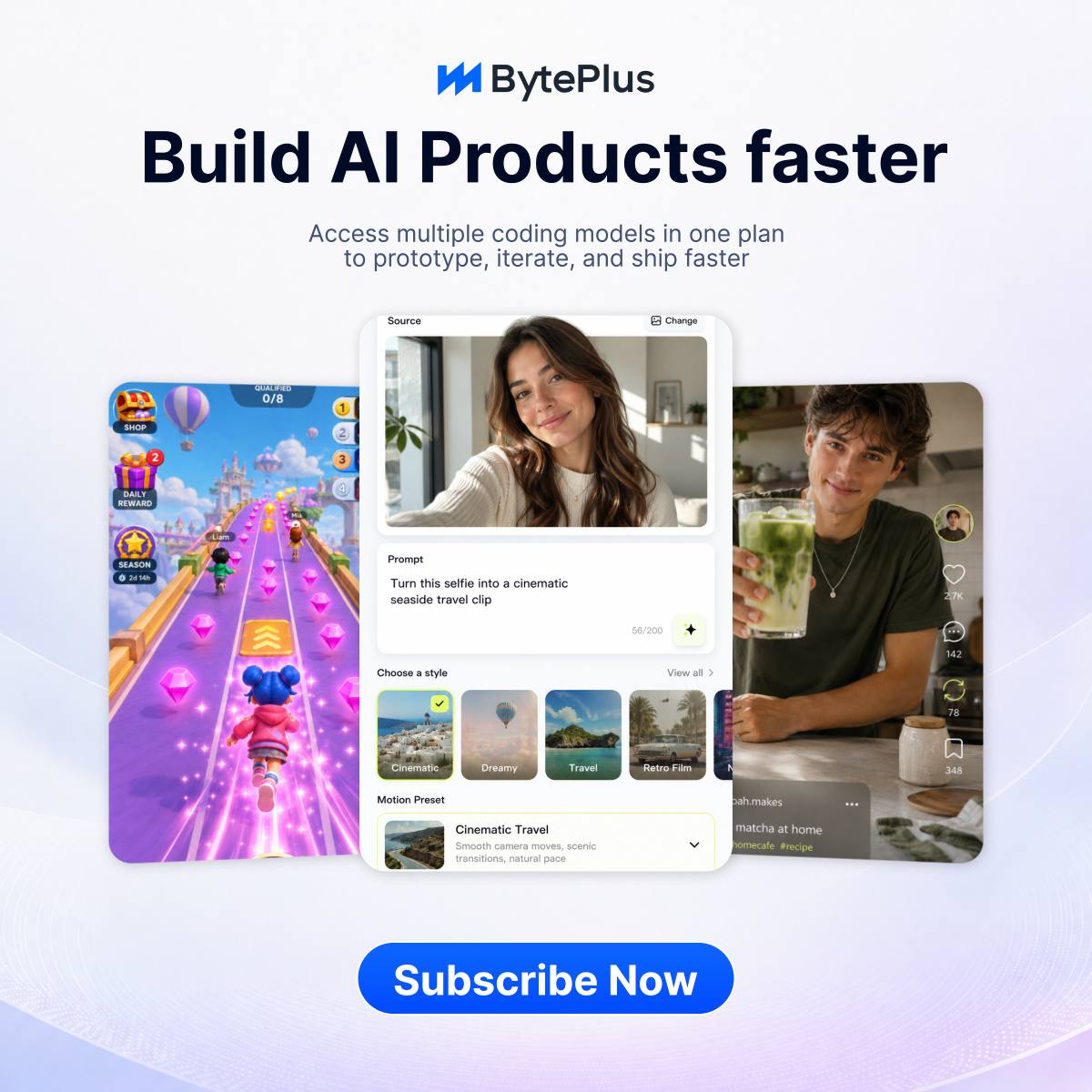 BytePlus AI Platform Facebook ad: $0.3/Day Bytedance Coding Plan